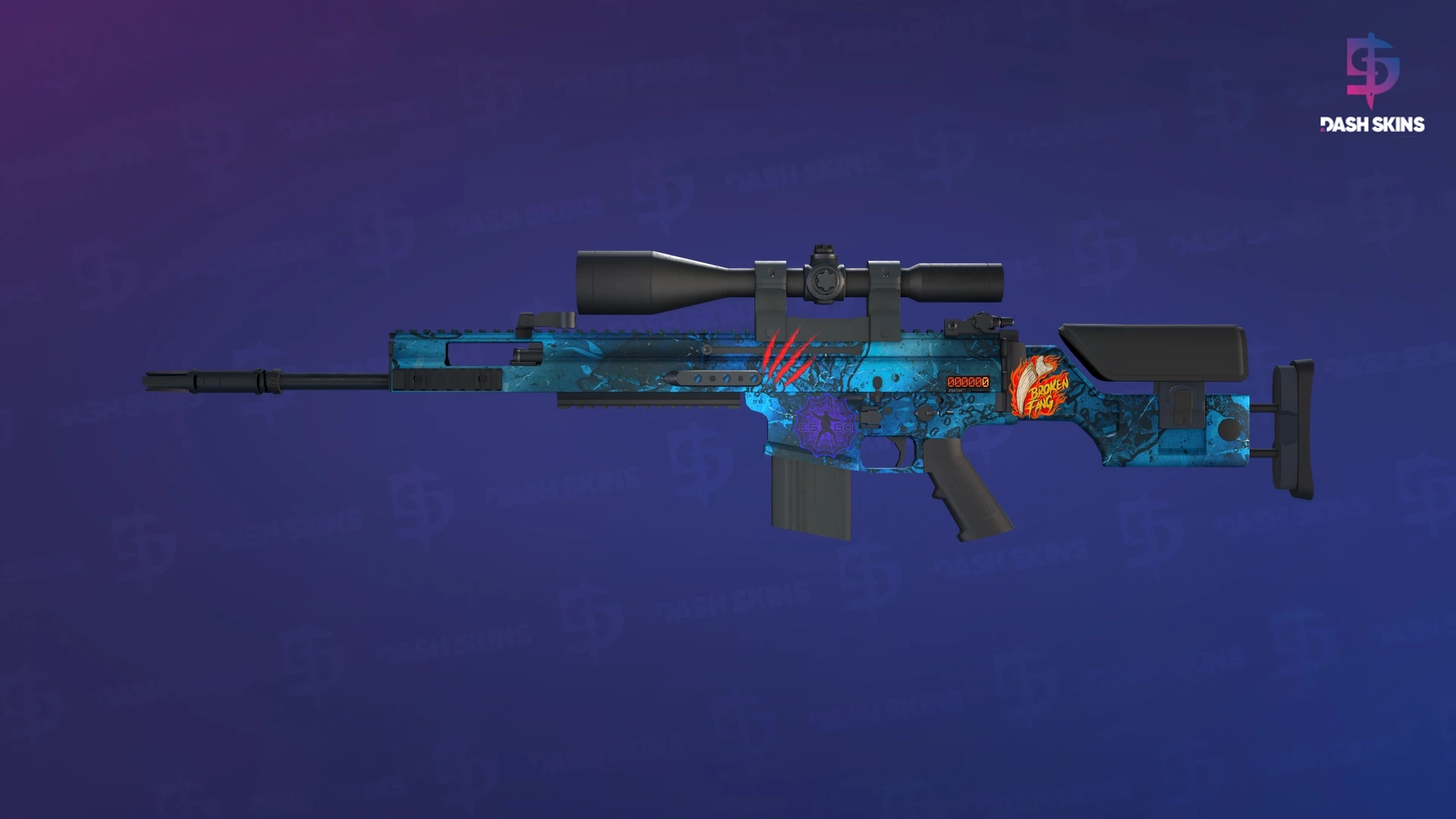 StatTrak™ SCAR-20 | Grotto (Field-Tested) Screenshot Playside