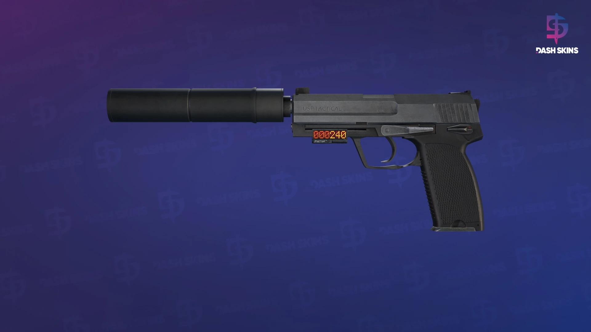StatTrak™ USP-S | Stainless (Field-Tested) Screenshot Playside