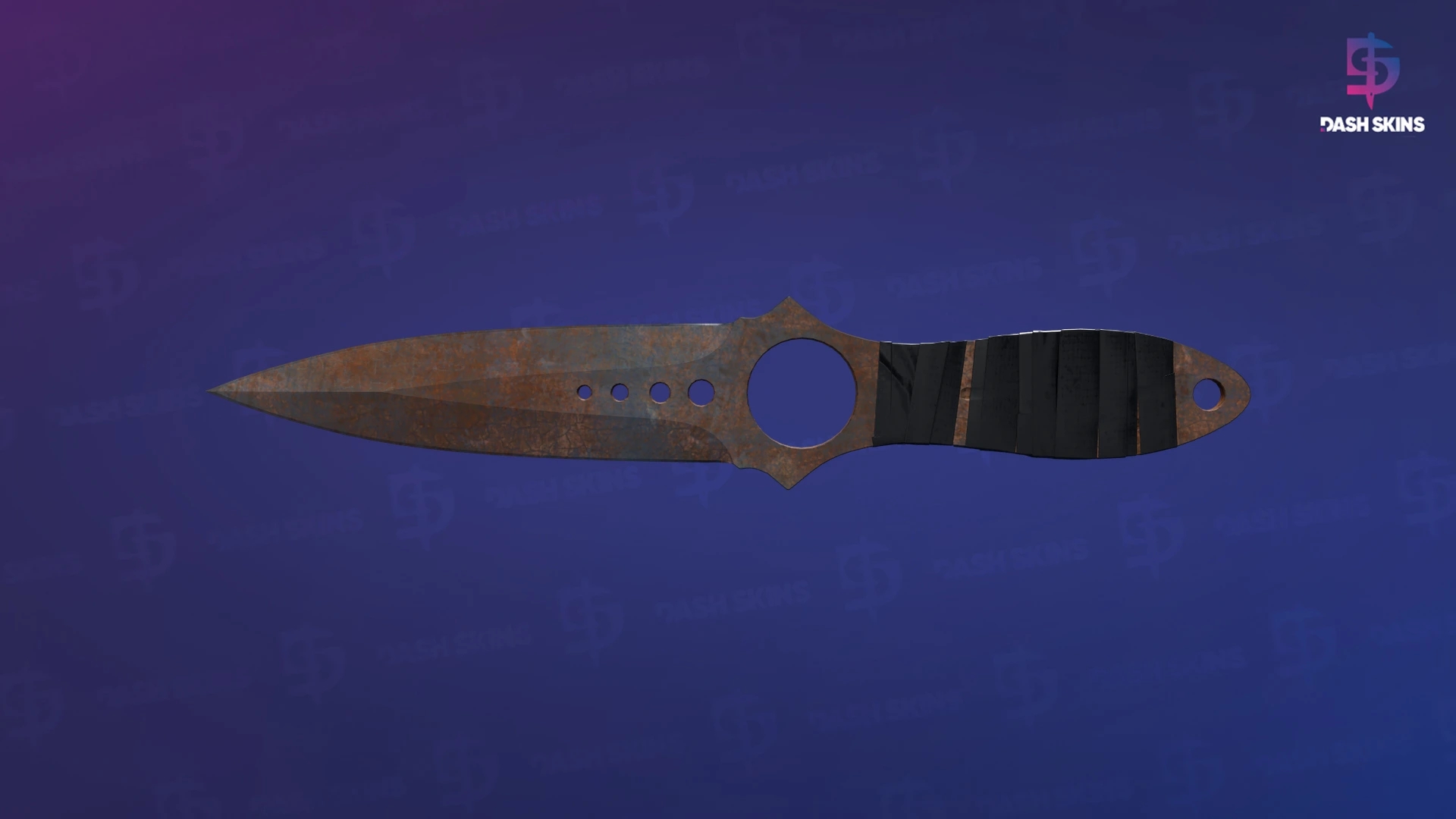 ★ Skeleton Knife | Rust Coat (Battle-Scarred) Screenshot Playside