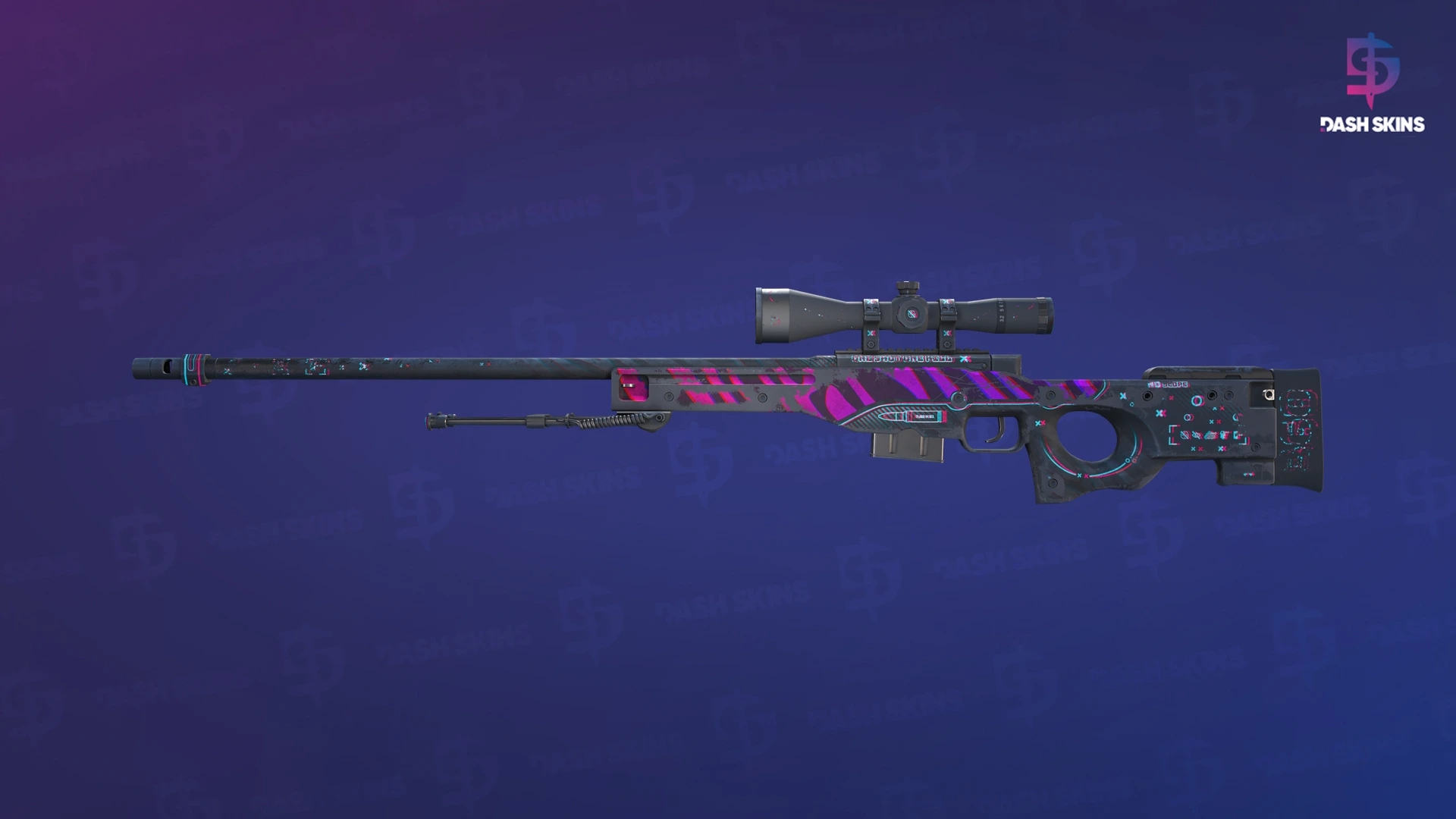 AWP | Chromatic Aberration (Battle-Scarred) Screenshot Playside