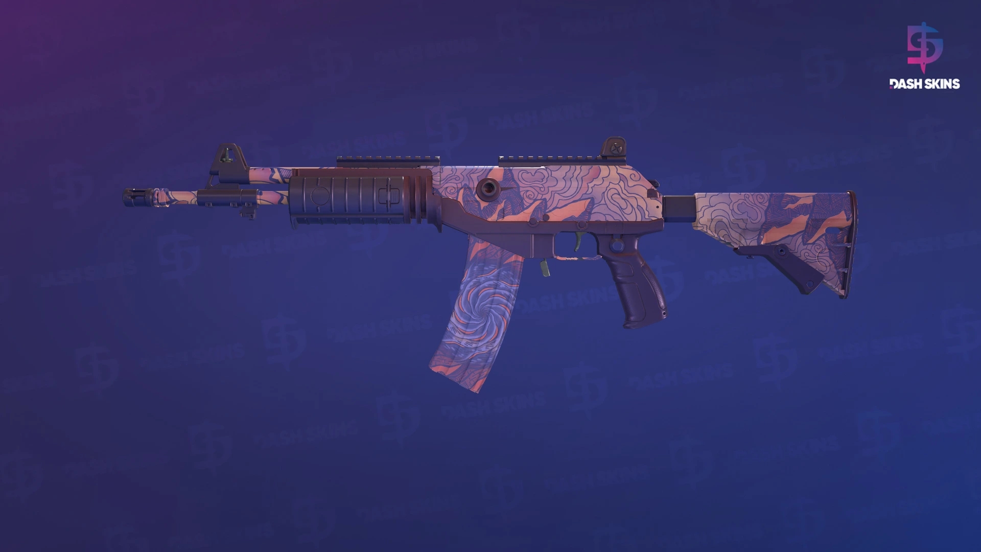 Galil AR | Sky Mandala (Minimal Wear) Screenshot Playside