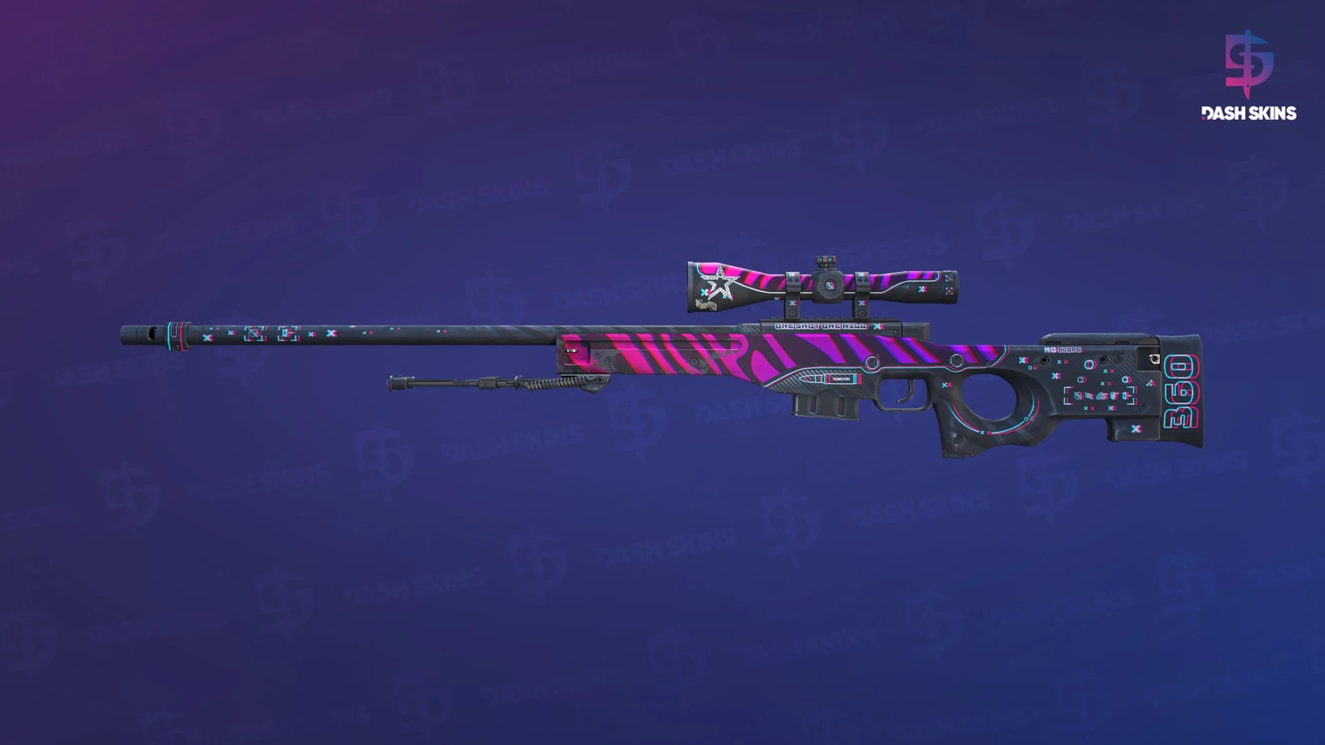 AWP | Chromatic Aberration (Field-Tested) Screenshot Playside