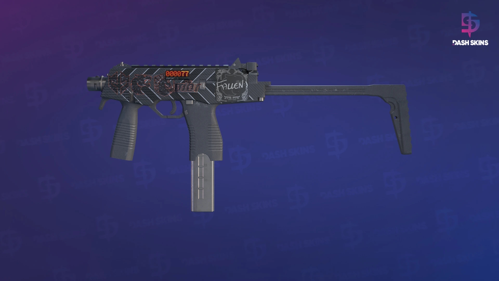 StatTrak™ MP9 | Dart (Minimal Wear) Screenshot Playside