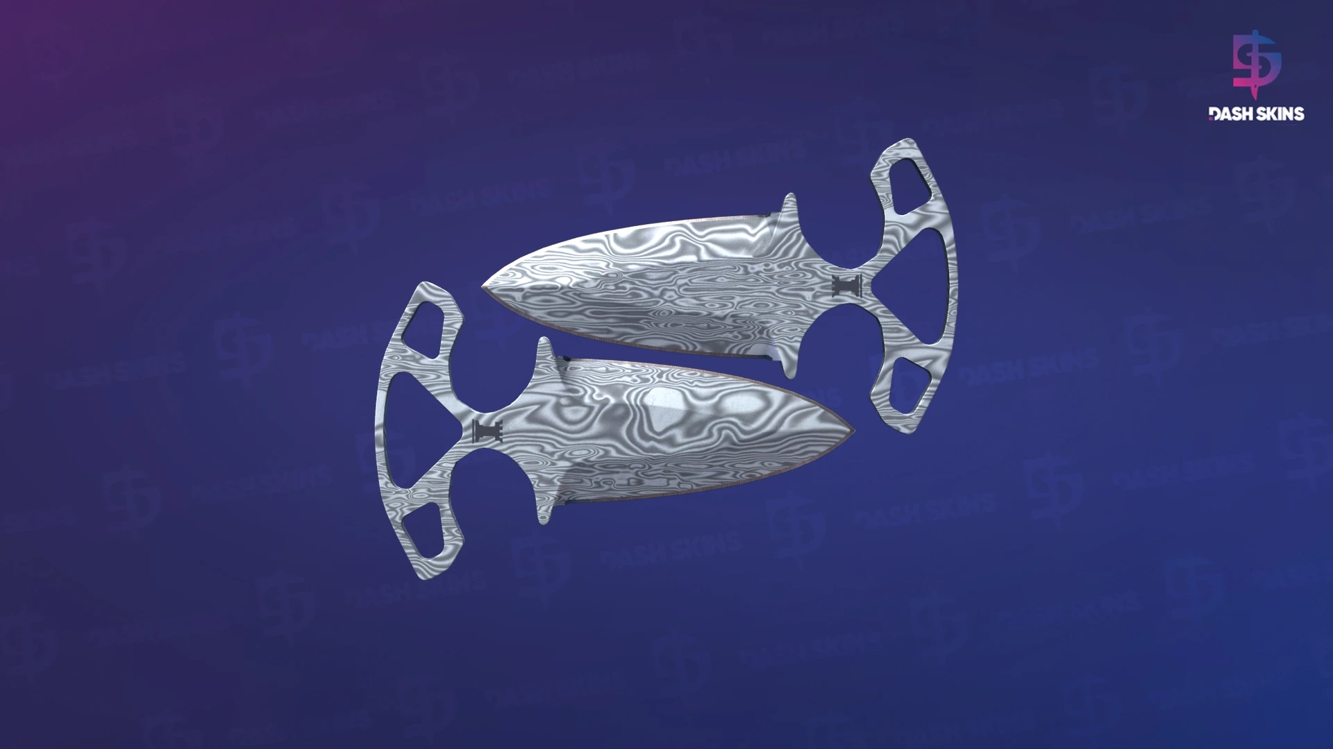 ★ Shadow Daggers | Damascus Steel (Minimal Wear) Screenshot Playside