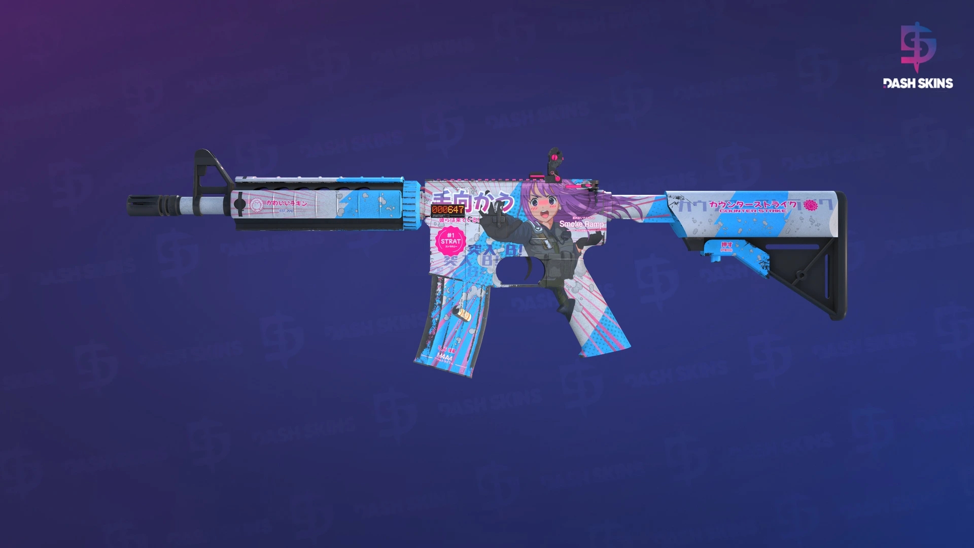 StatTrak™ M4A4 | Temukau (Field-Tested) Screenshot Playside