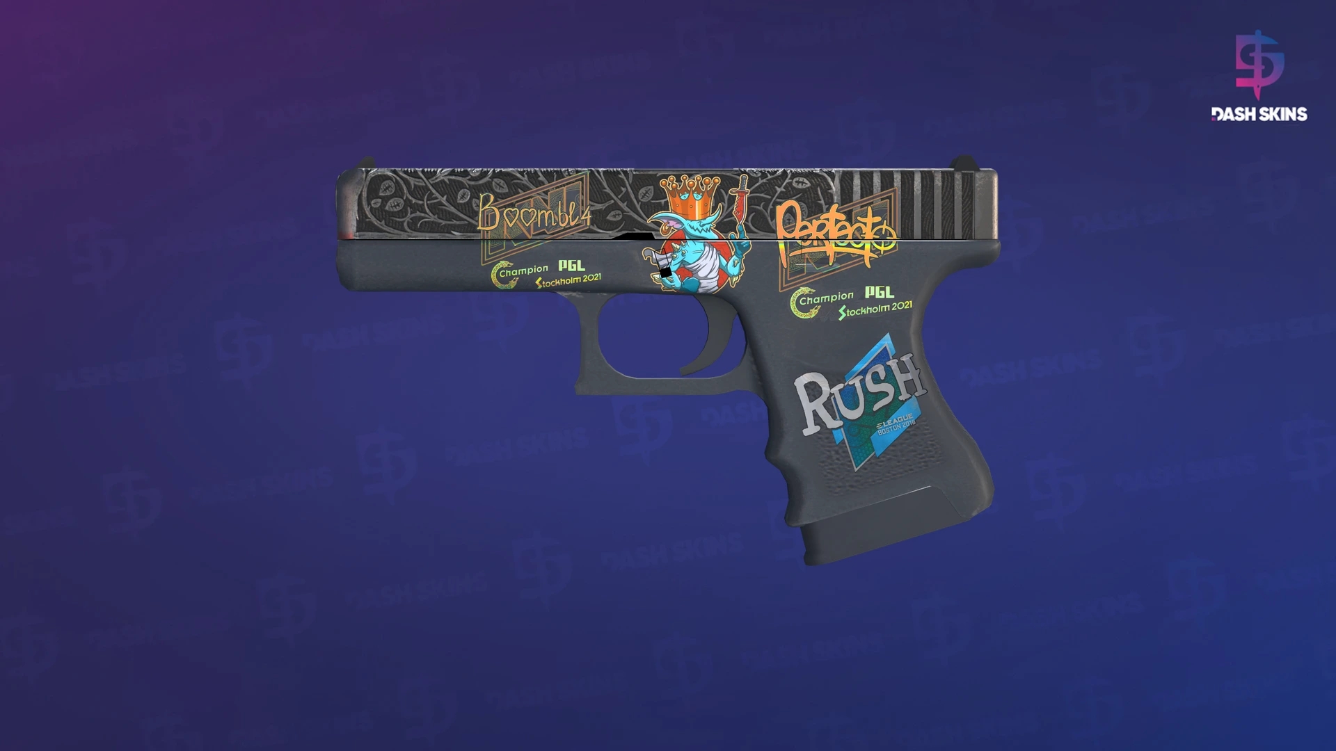 Glock-18 | Ironwork (Well-Worn) Screenshot Playside