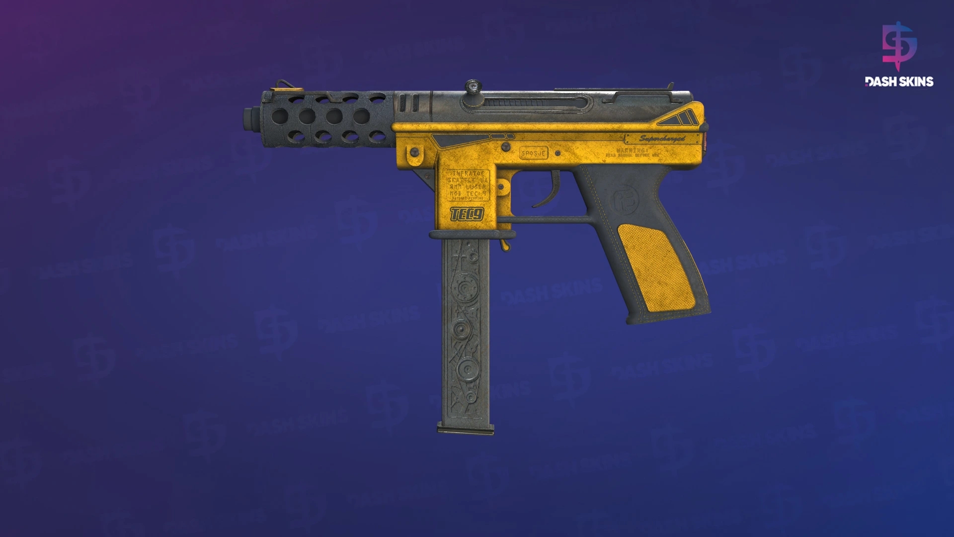 Tec-9 | Fuel Injector (Battle-Scarred) Screenshot Playside