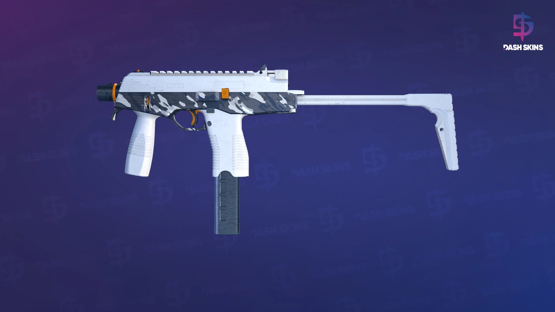 MP9 | Arctic Tri-Tone (Factory New) Screenshot Playside