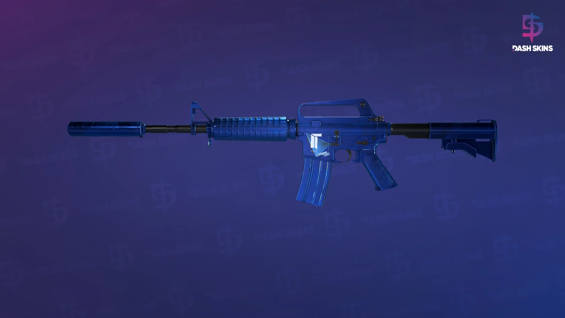 M4A1-S | Blue Phosphor (Minimal Wear) Screenshot Playside