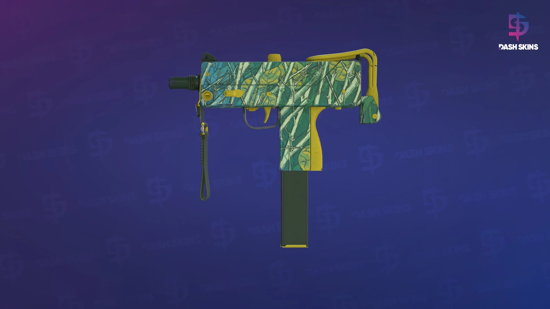 MAC-10 | Poplar Thicket (Minimal Wear) Screenshot Playside