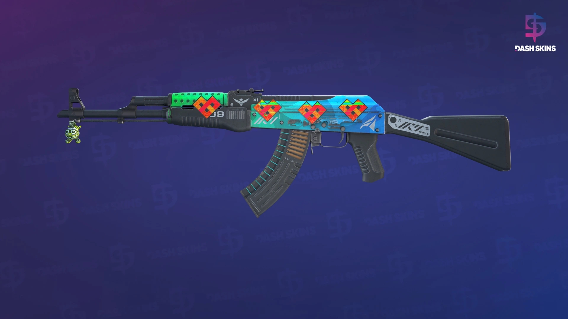 AK-47 | Ice Coaled (Field-Tested) Screenshot Playside