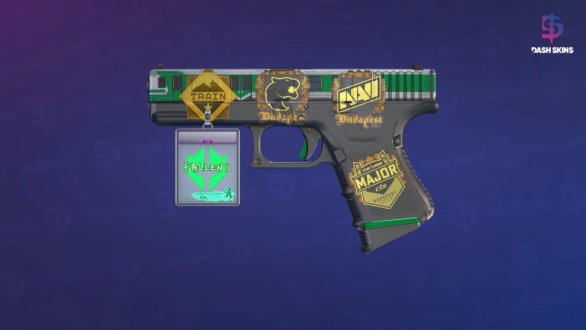 Souvenir Glock-18 | Green Line (Minimal Wear) Screenshot Playside