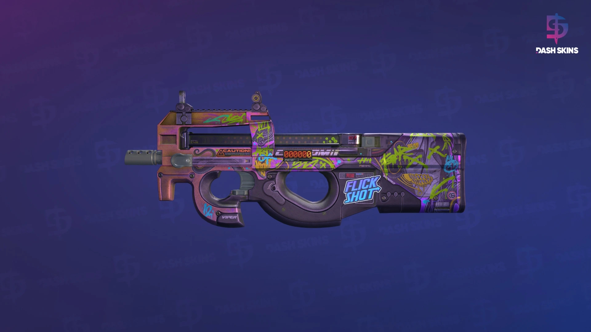 StatTrak™ P90 | Neoqueen (Well-Worn) Screenshot Playside