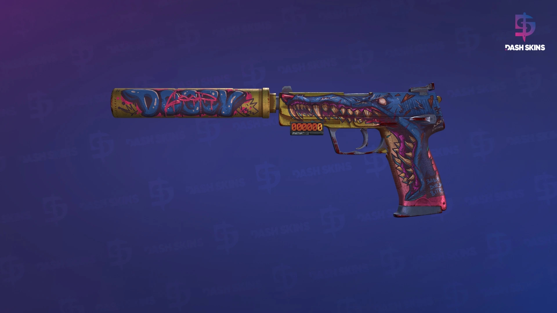 StatTrak™ USP-S | Jawbreaker (Battle-Scarred) Screenshot Playside