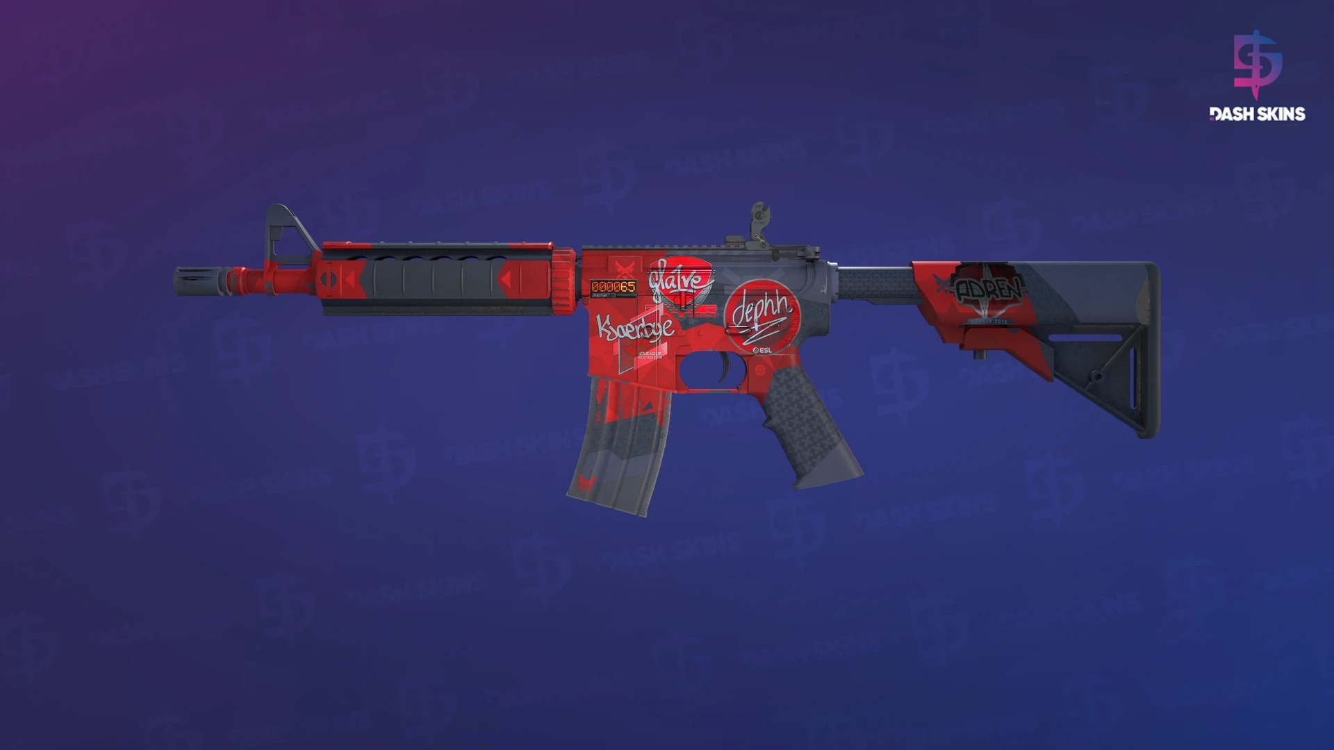 StatTrak™ M4A4 | Evil Daimyo (Field-Tested) Screenshot Playside
