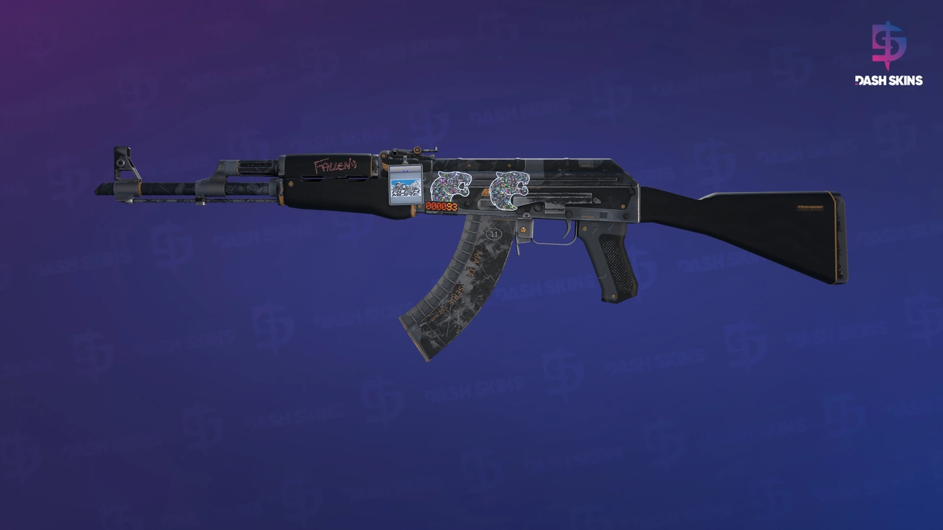 StatTrak™ AK-47 | Elite Build (Well-Worn) Screenshot Playside