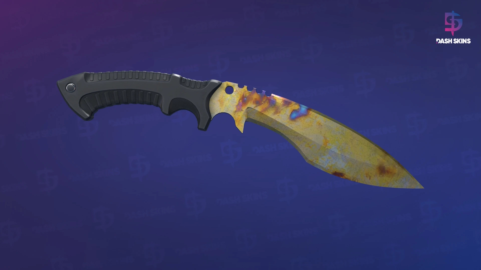 ★ Kukri Knife | Case Hardened (Well-Worn) Screenshot Playside