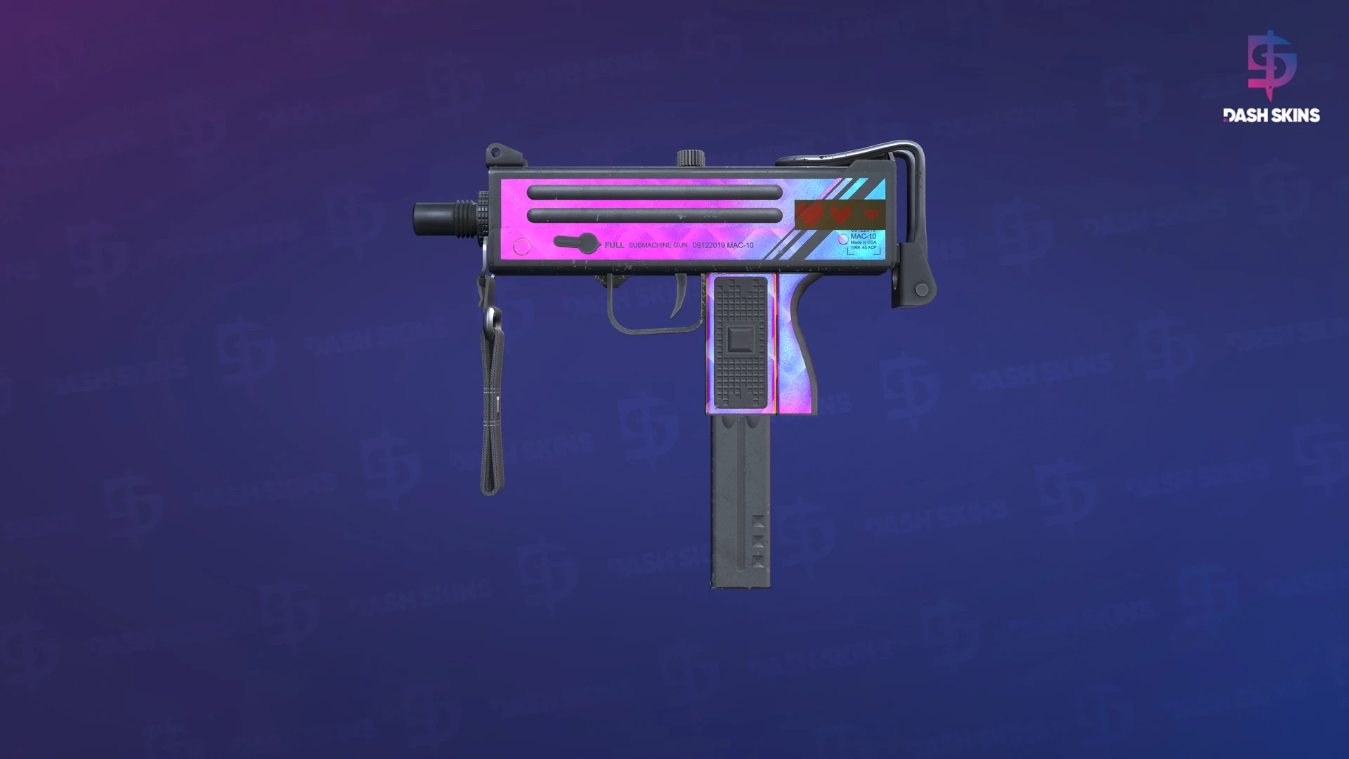 MAC-10 | Disco Tech (Well-Worn) Screenshot Playside