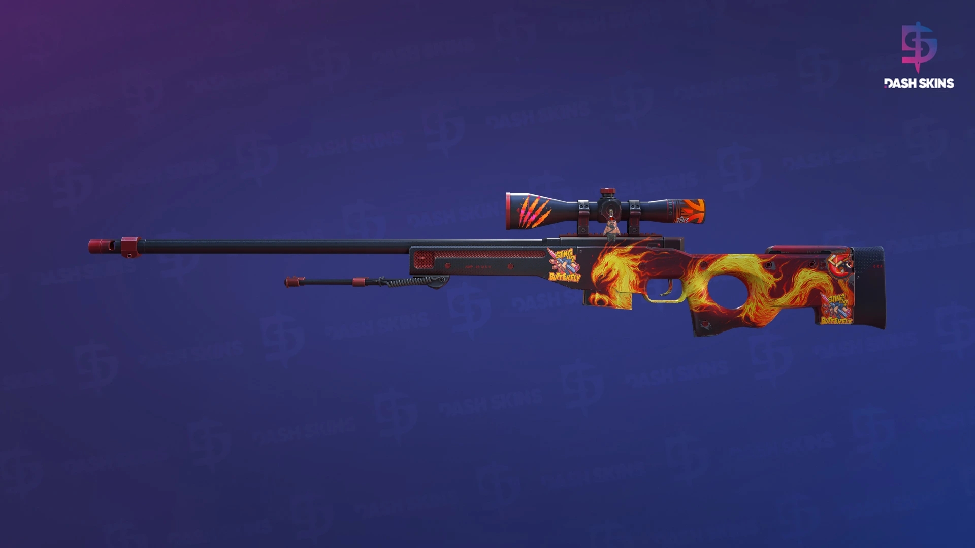 AWP | Wildfire (Field-Tested) Screenshot Playside
