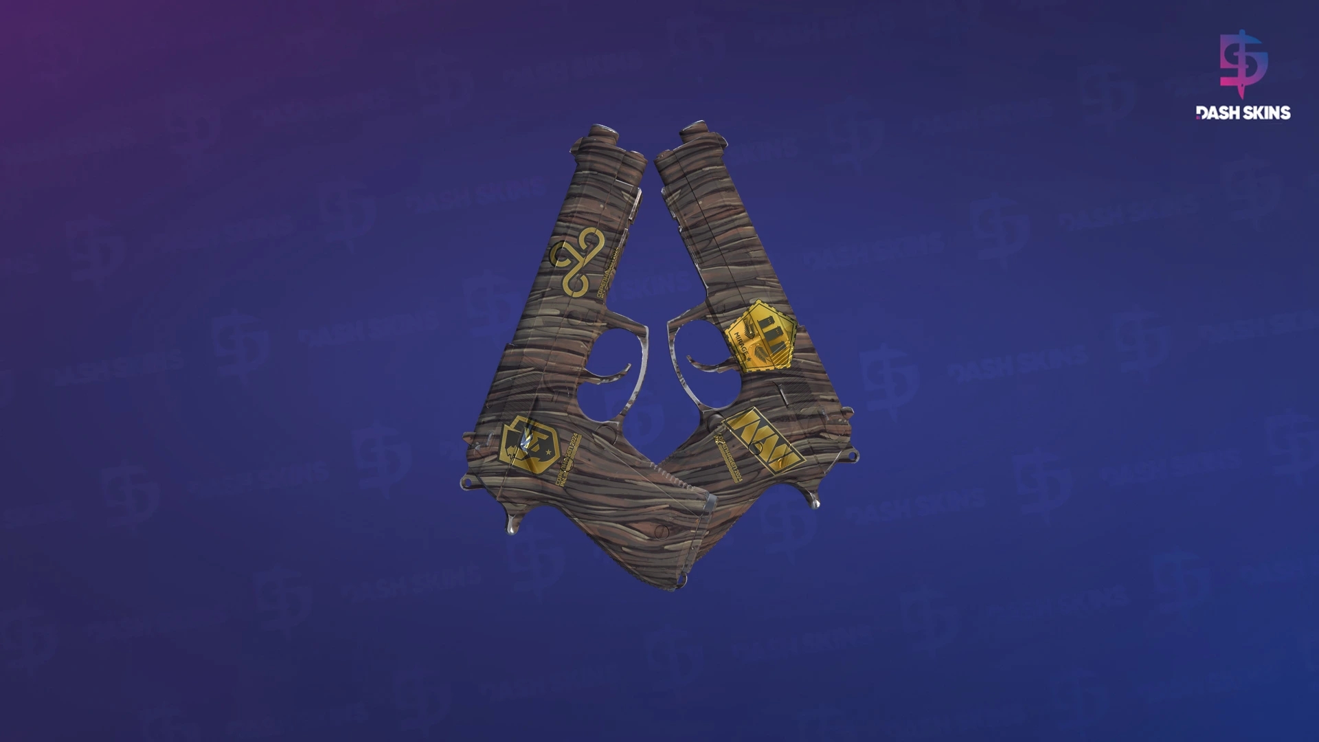 Souvenir Dual Berettas | Drift Wood (Factory New) Screenshot Playside