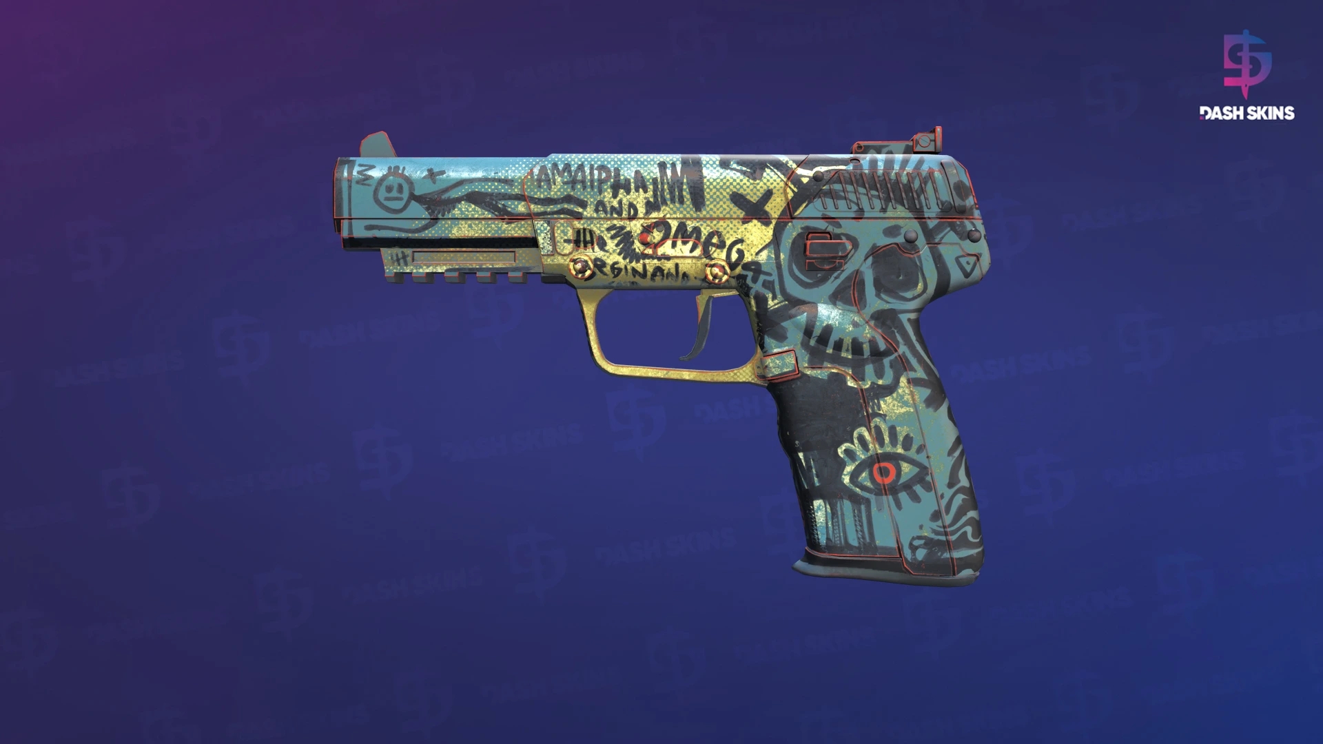 Five-SeveN | Scrawl (Factory New) Screenshot Playside
