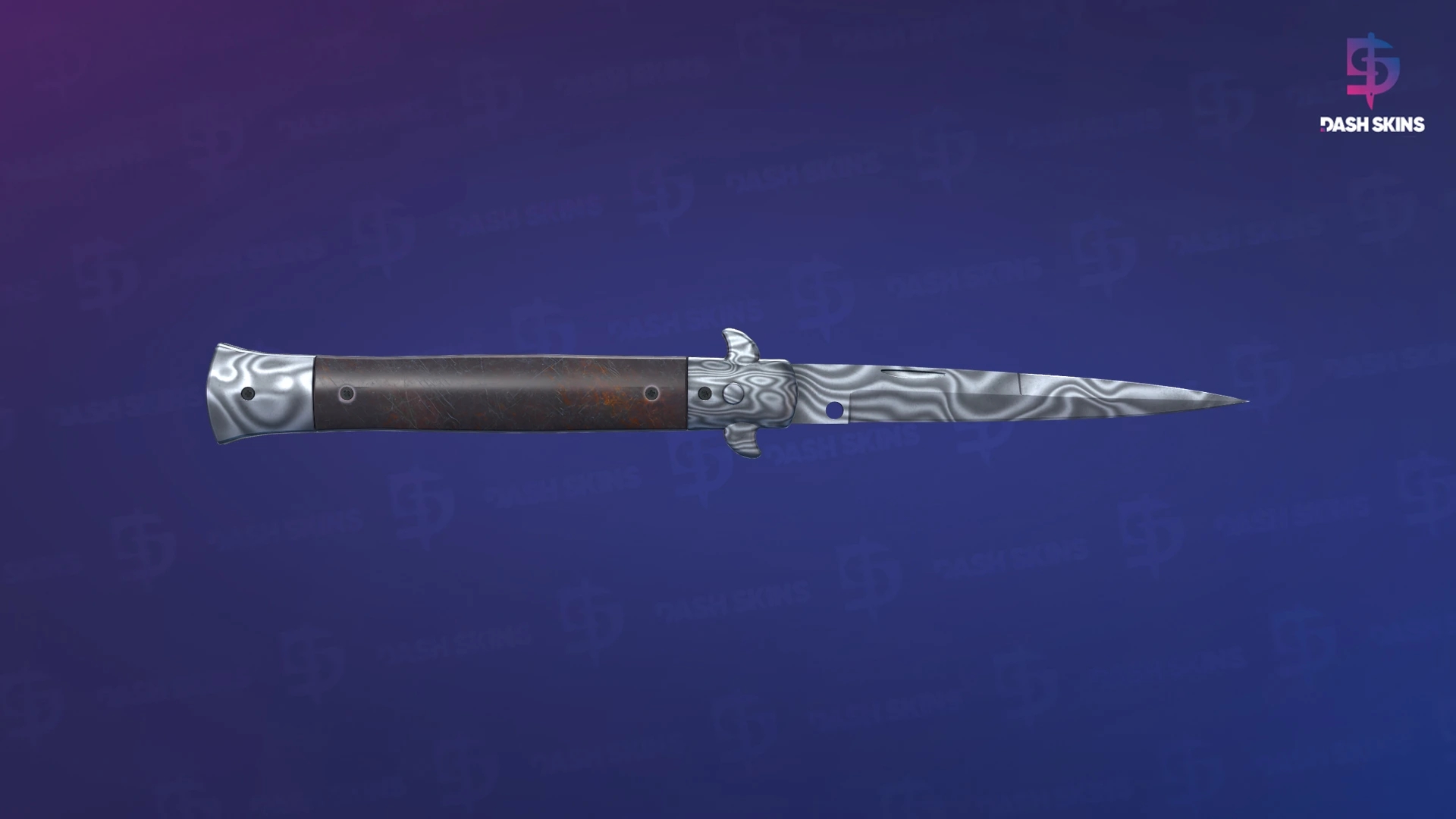 ★ Stiletto Knife | Damascus Steel (Minimal Wear) Screenshot Playside