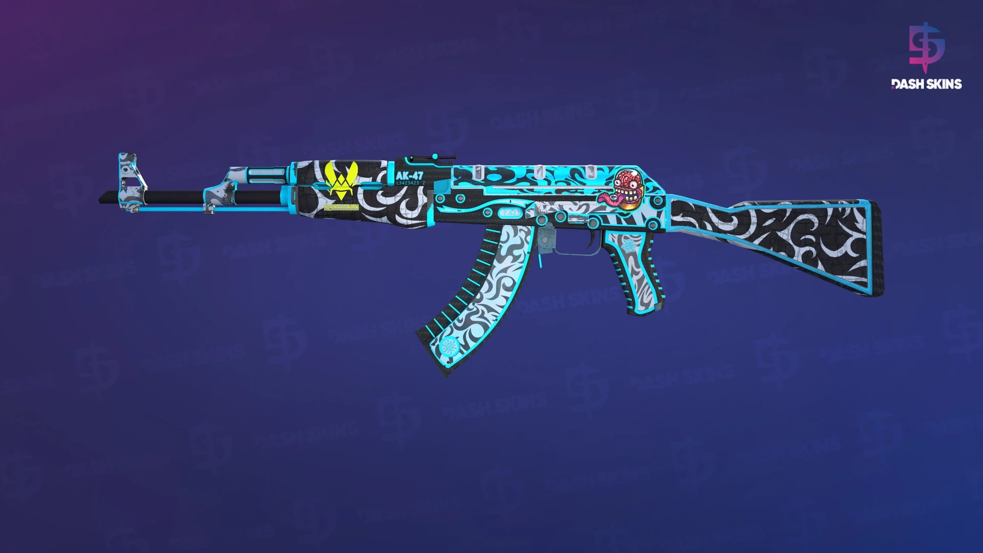 AK-47 | Frontside Misty (Minimal Wear) Screenshot Playside