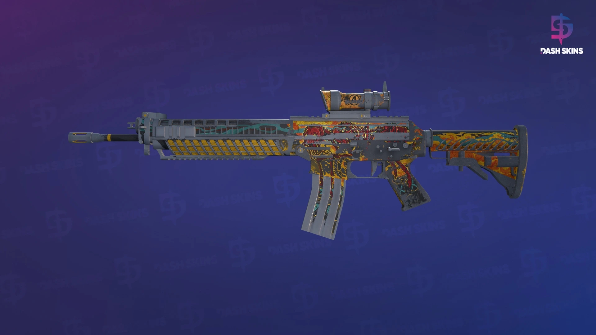 SG 553 | Colony IV (Battle-Scarred) Screenshot Playside