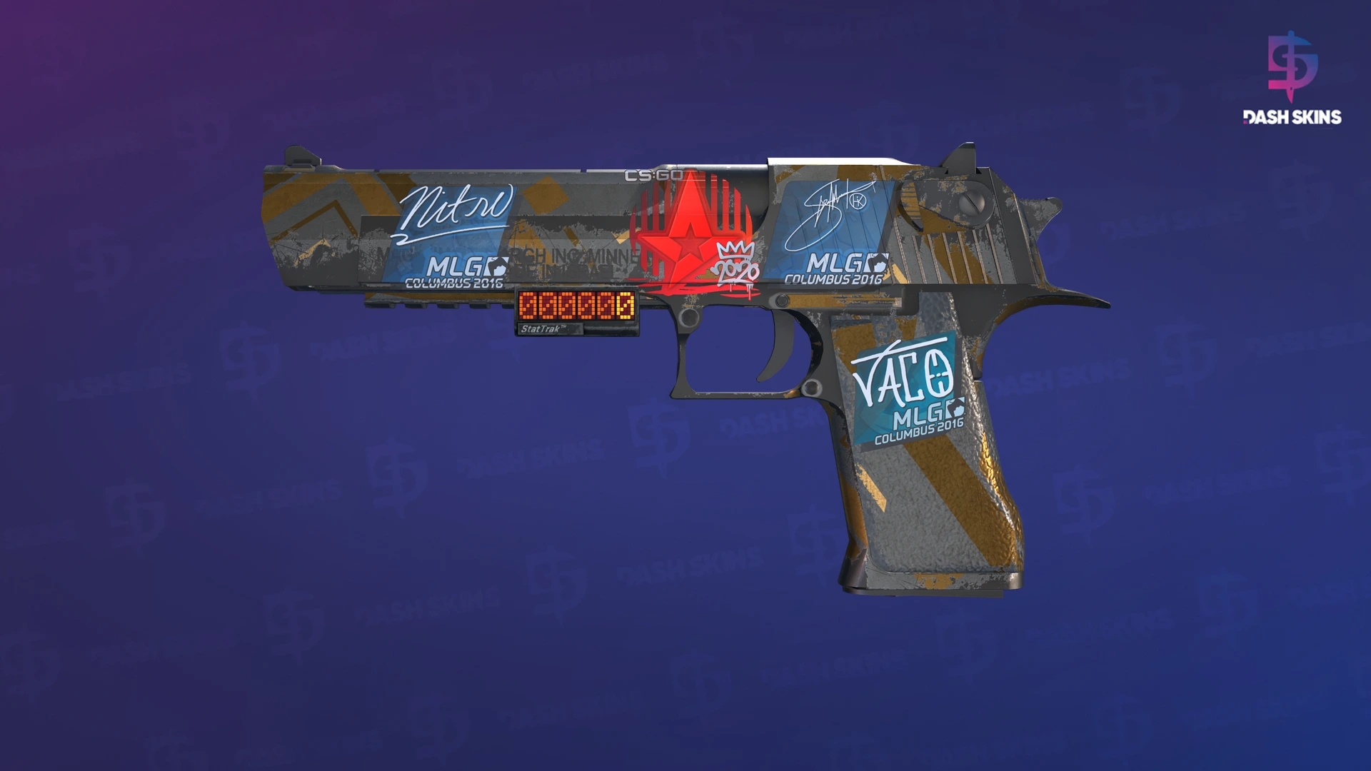 StatTrak™ Desert Eagle | Bronze Deco (Well-Worn) Screenshot Playside