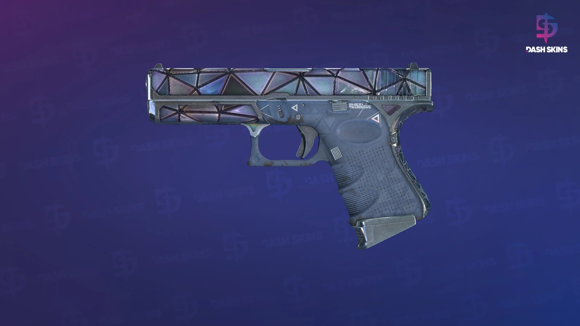 Glock-18 | Mirror Mosaic (Well-Worn) Screenshot Playside