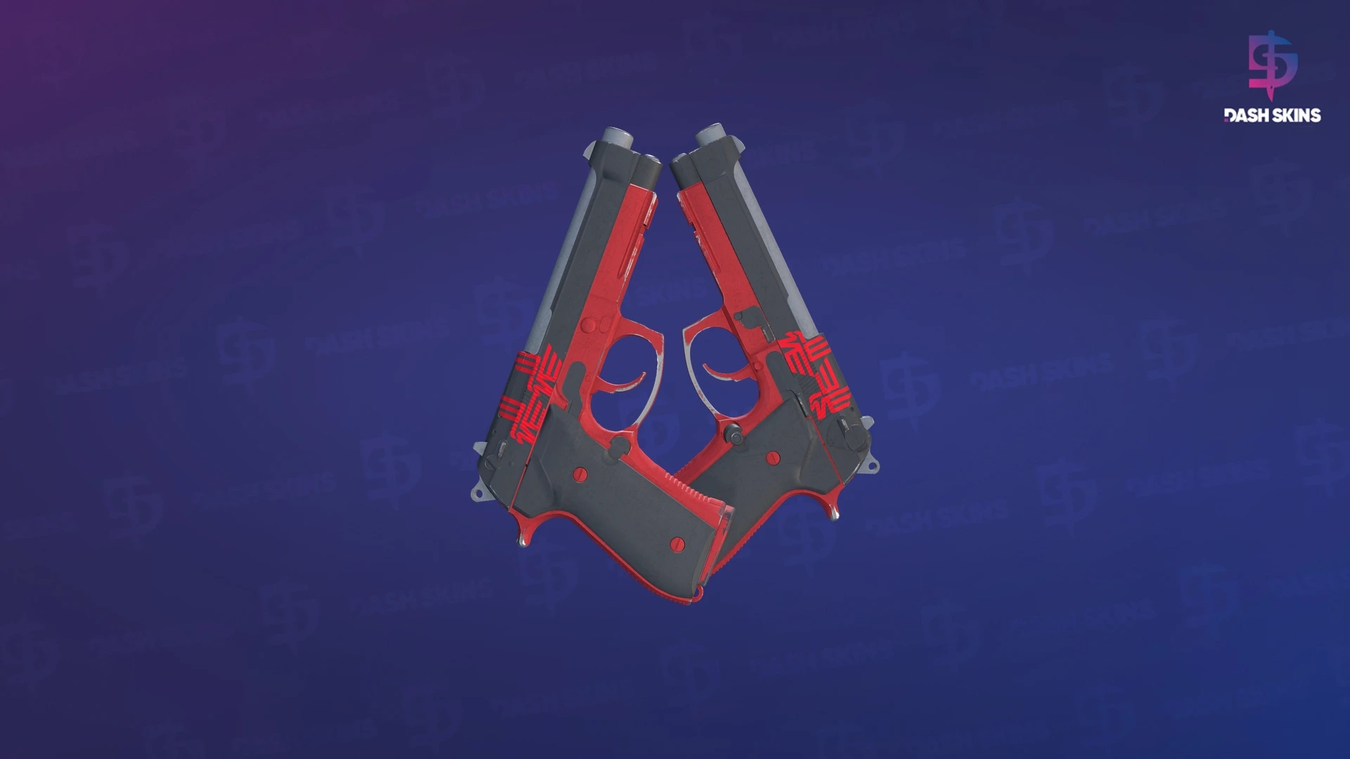 Dual Berettas | Panther (Field-Tested) Screenshot Playside