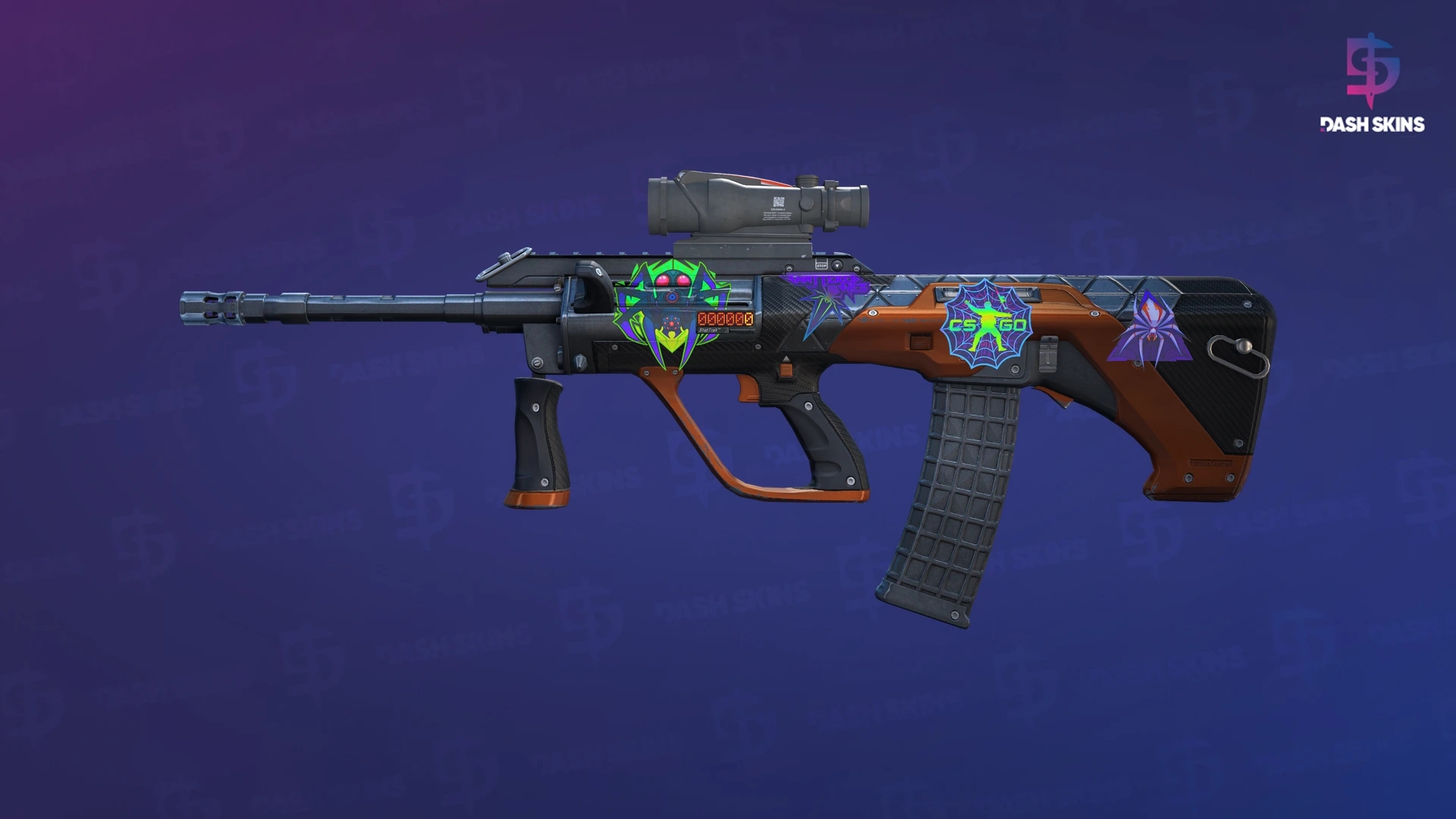 StatTrak™ AUG | Triqua (Minimal Wear) Screenshot Playside