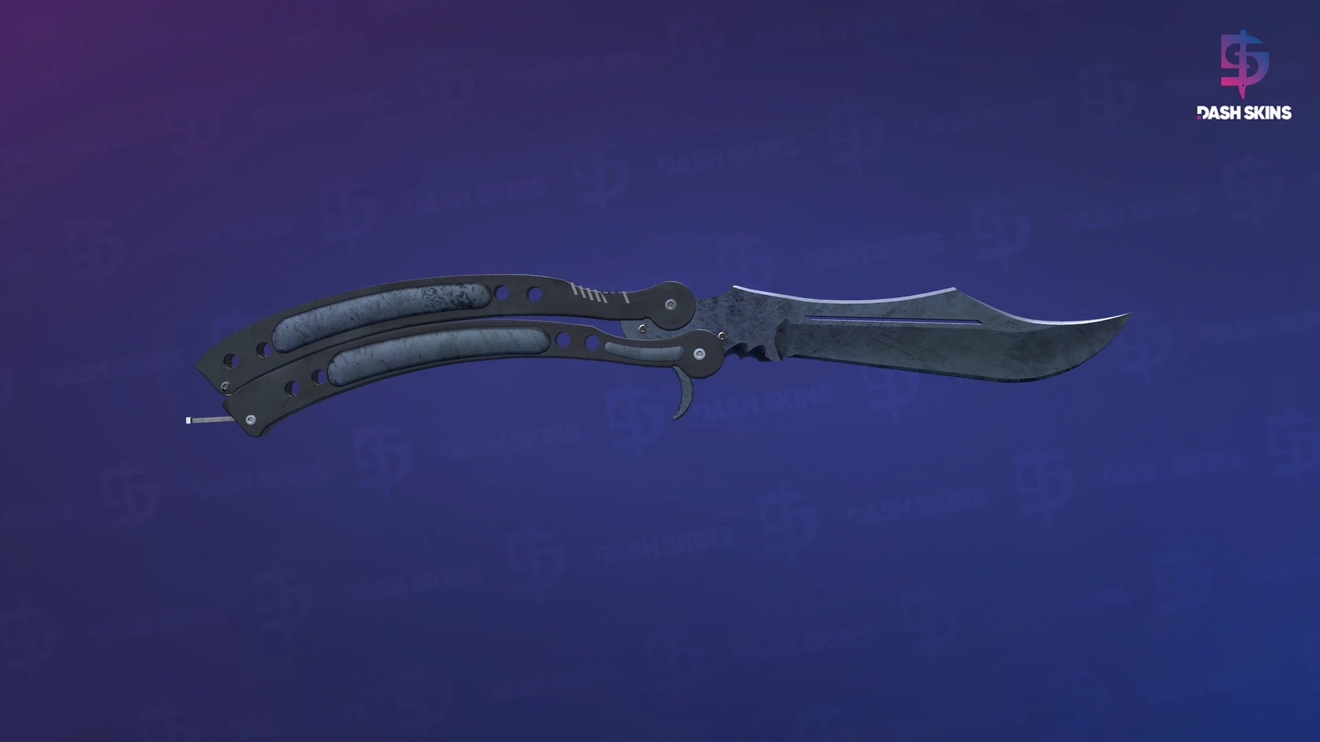 ★ Butterfly Knife | Blue Steel (Field-Tested) Screenshot Playside