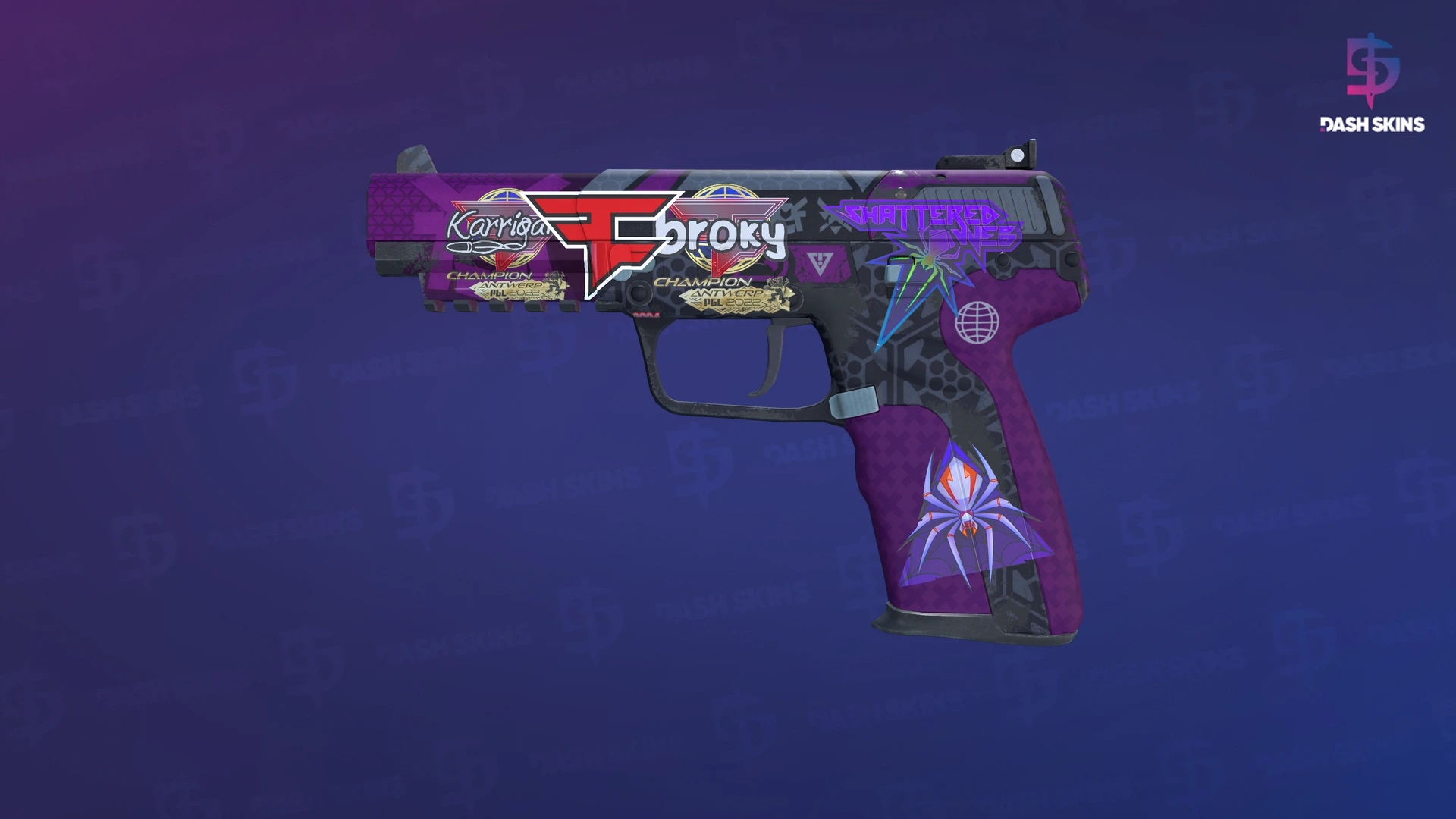 Five-SeveN | Violent Daimyo (Field-Tested) Screenshot Playside
