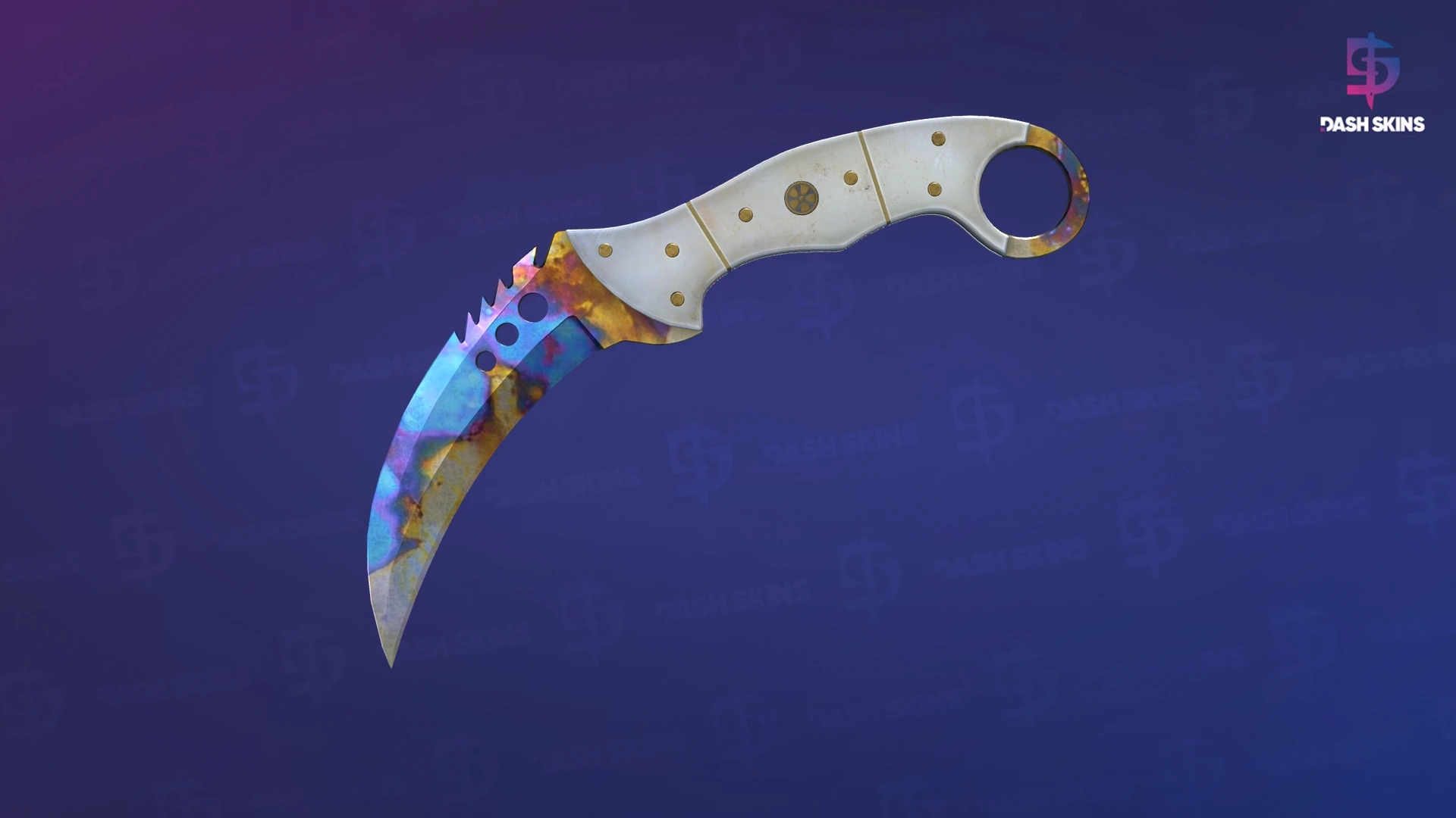 ★ StatTrak™ Talon Knife | Case Hardened (Minimal Wear) Screenshot Playside