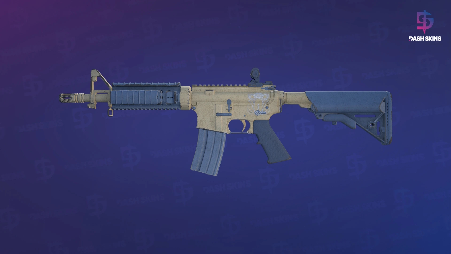 M4A4 | Tornado (Well-Worn) Screenshot Playside