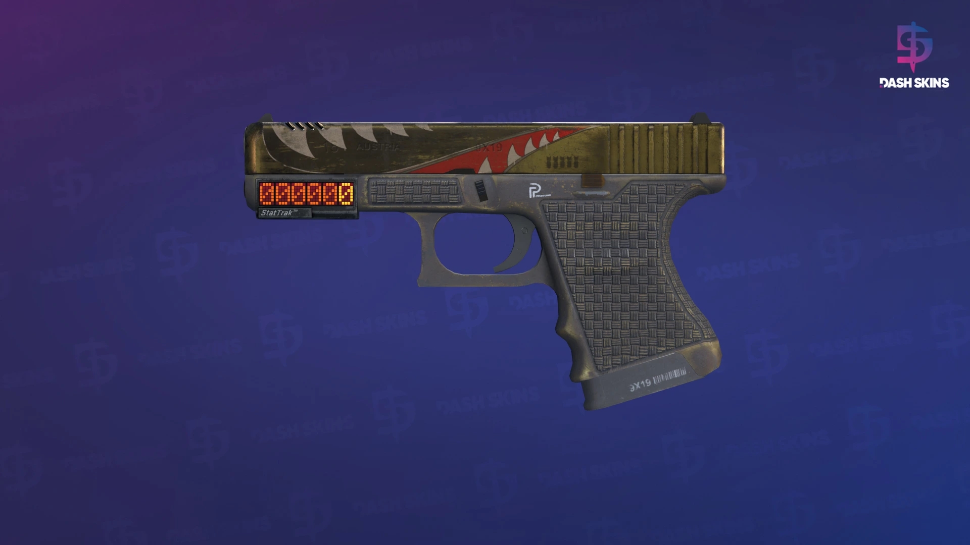 StatTrak™ Glock-18 | Warhawk (Field-Tested) Screenshot Playside