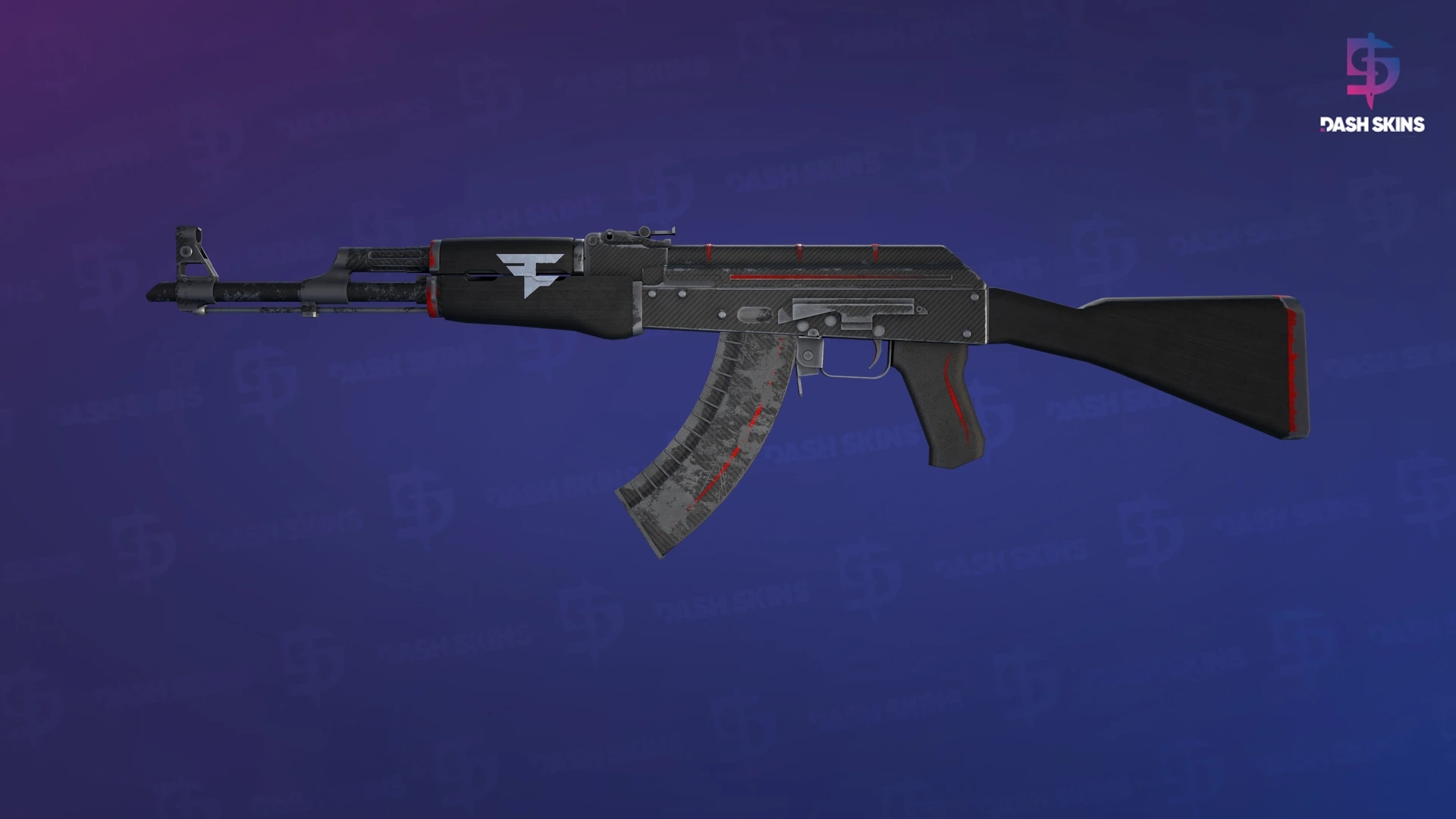 AK-47 | Redline (Well-Worn) Screenshot Playside