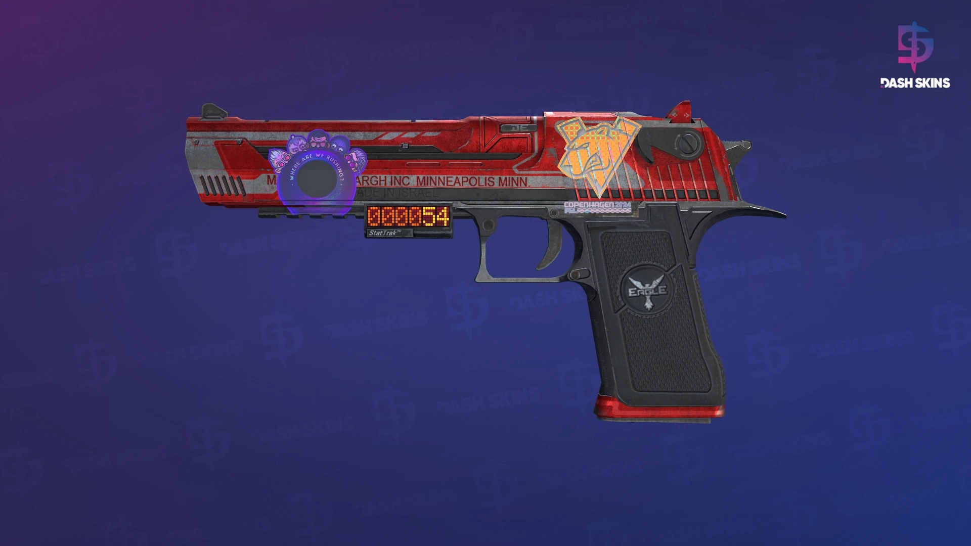 StatTrak™ Desert Eagle | Code Red (Battle-Scarred) Screenshot Playside