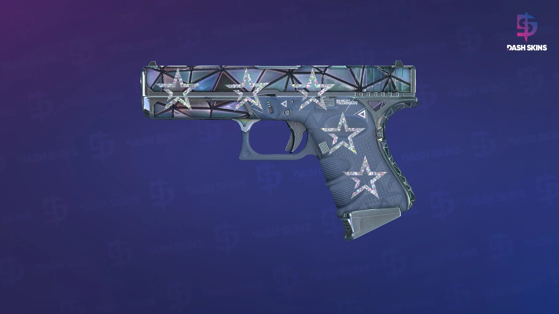 Glock-18 | Mirror Mosaic (Minimal Wear) Screenshot Playside