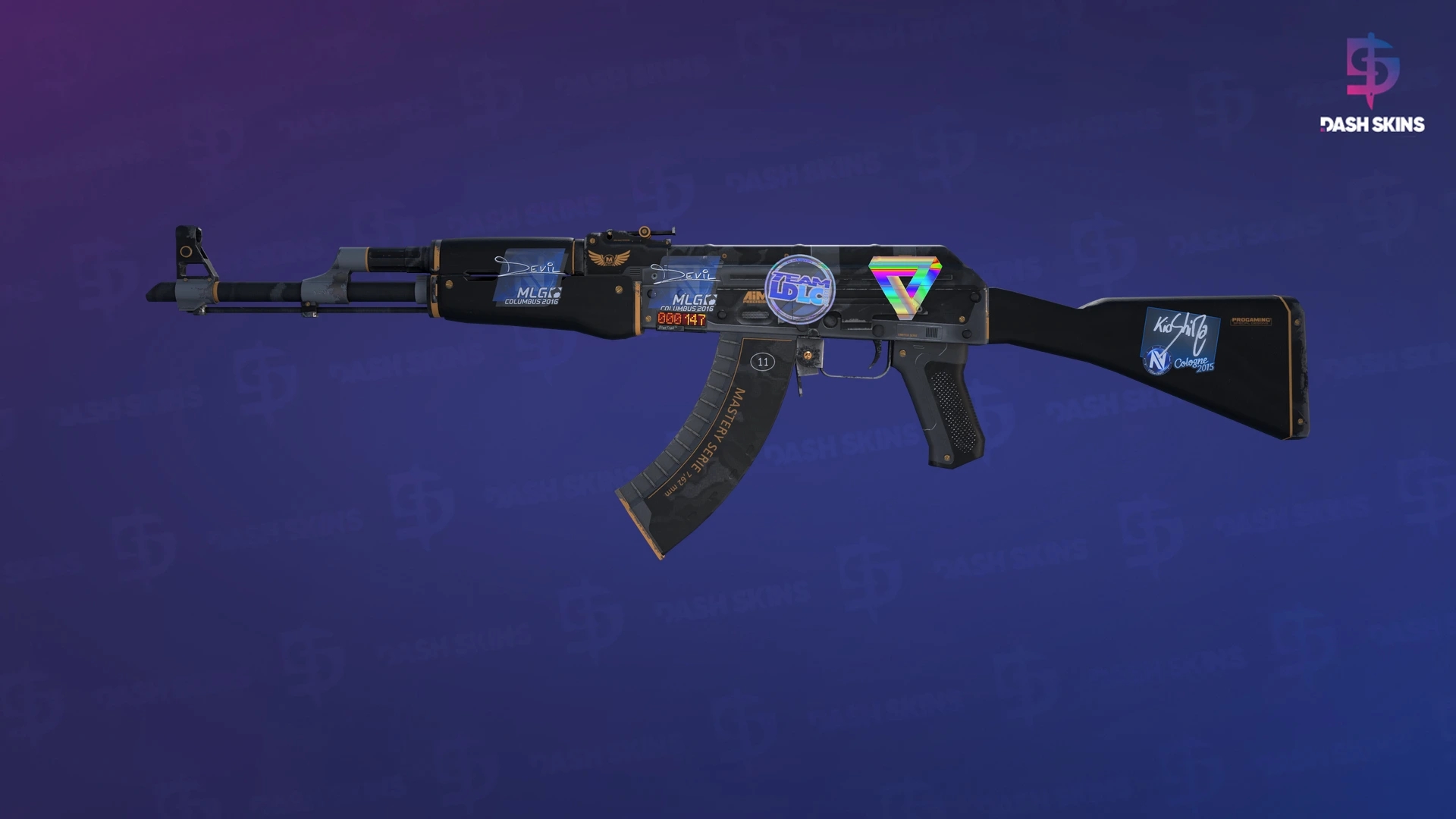 StatTrak™ AK-47 | Elite Build (Minimal Wear) Screenshot Playside