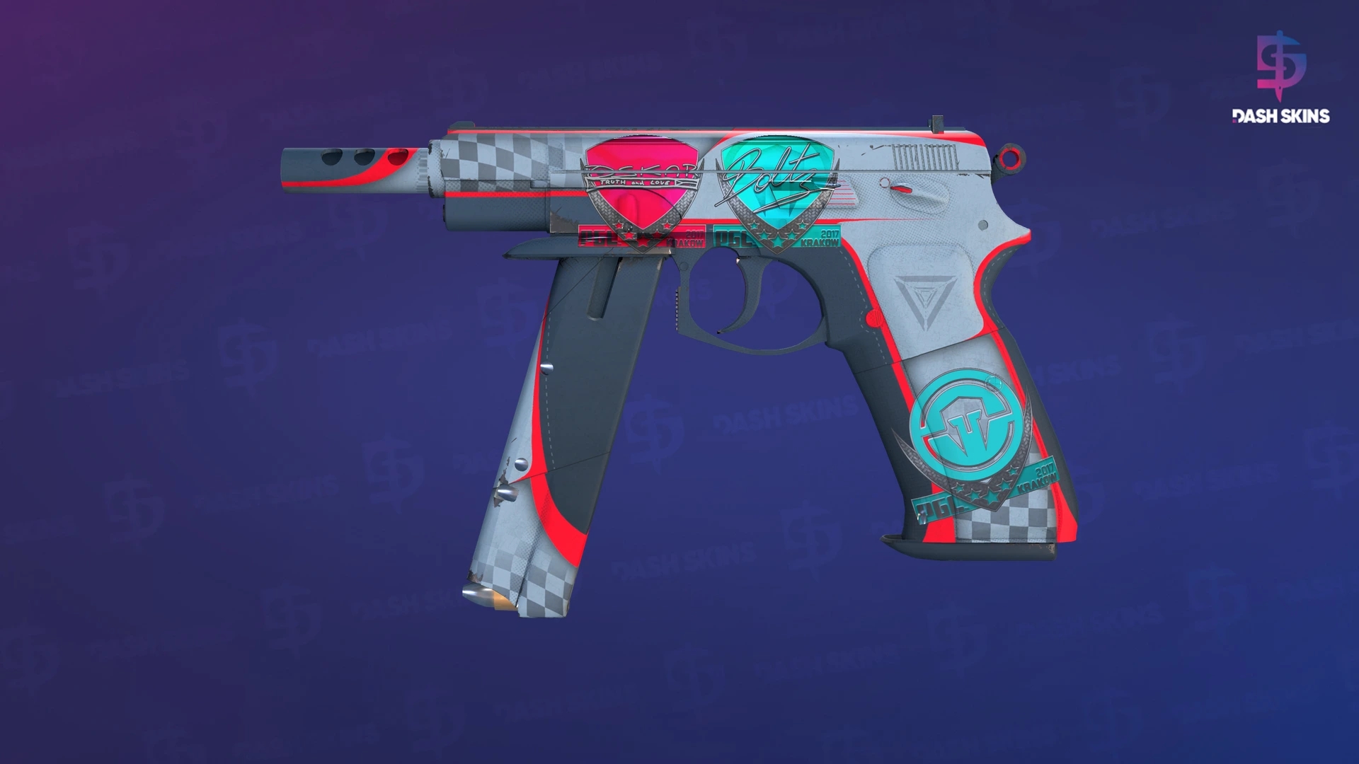 CZ75-Auto | Pole Position (Minimal Wear) Screenshot Playside