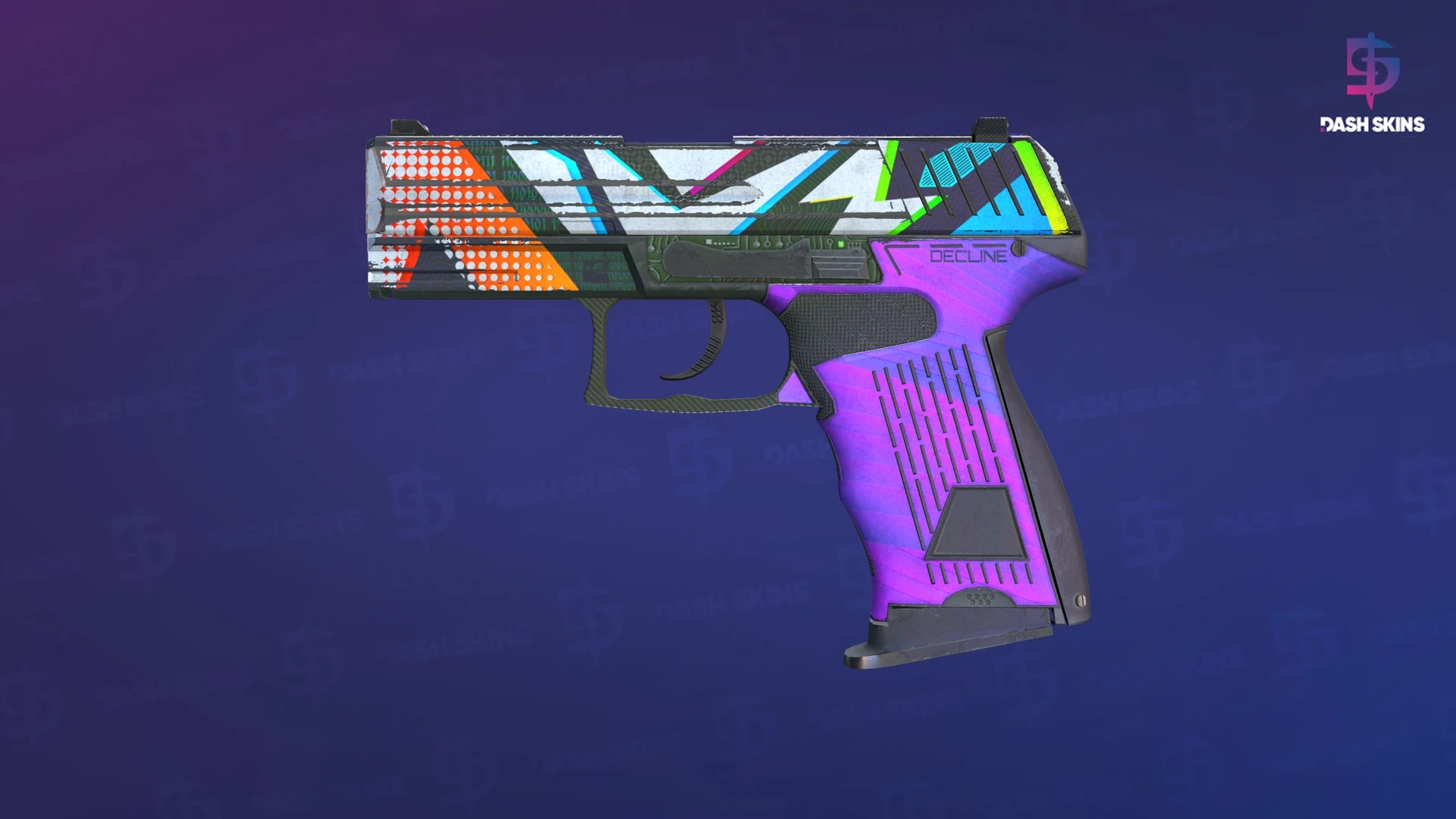 P2000 | Wicked Sick (Well-Worn) Screenshot Playside
