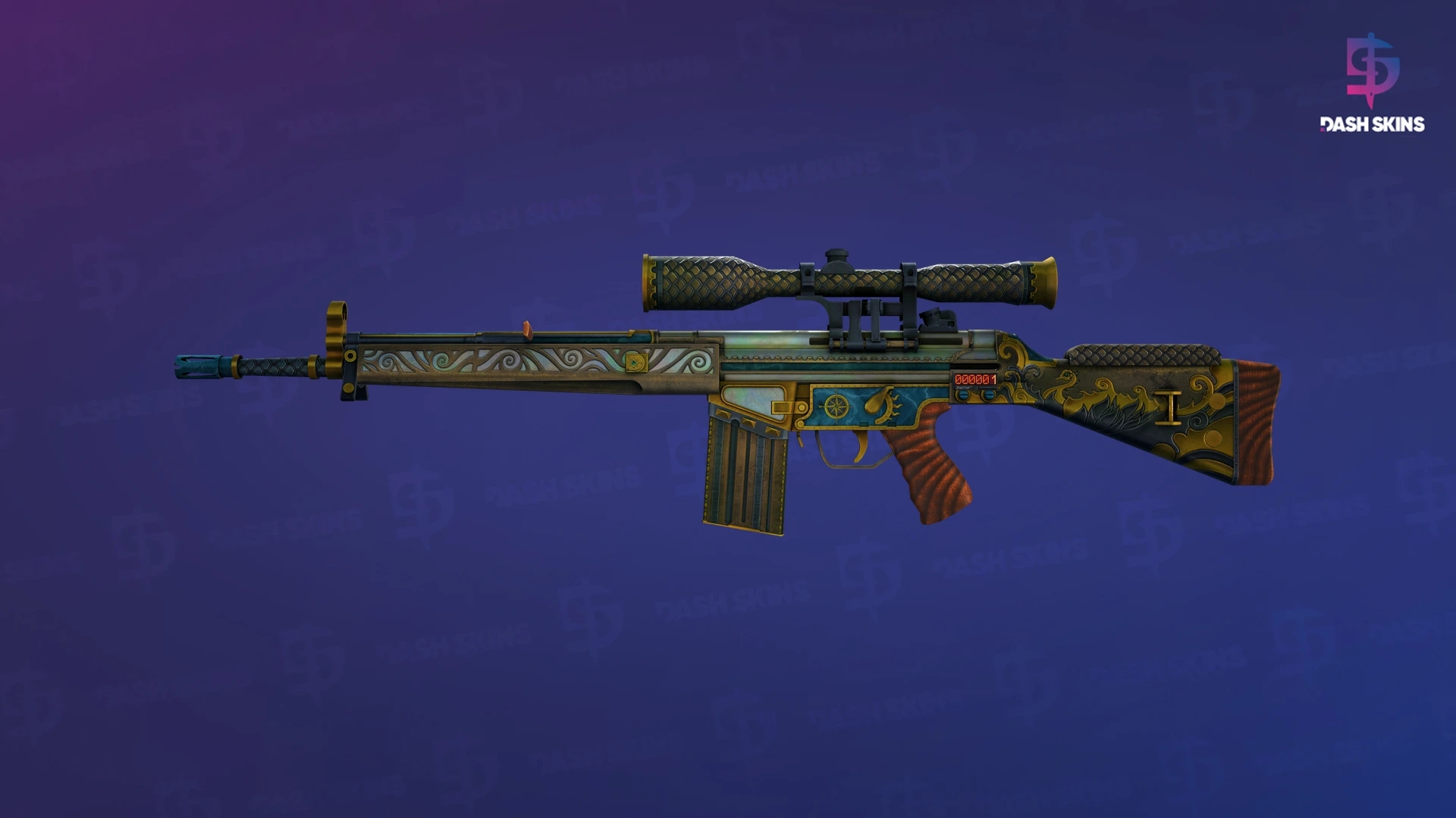 StatTrak™ G3SG1 | High Seas (Field-Tested) Screenshot Playside