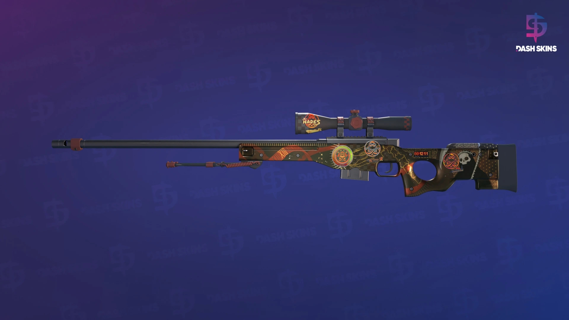 StatTrak™ AWP | Mortis (Minimal Wear) Screenshot Playside