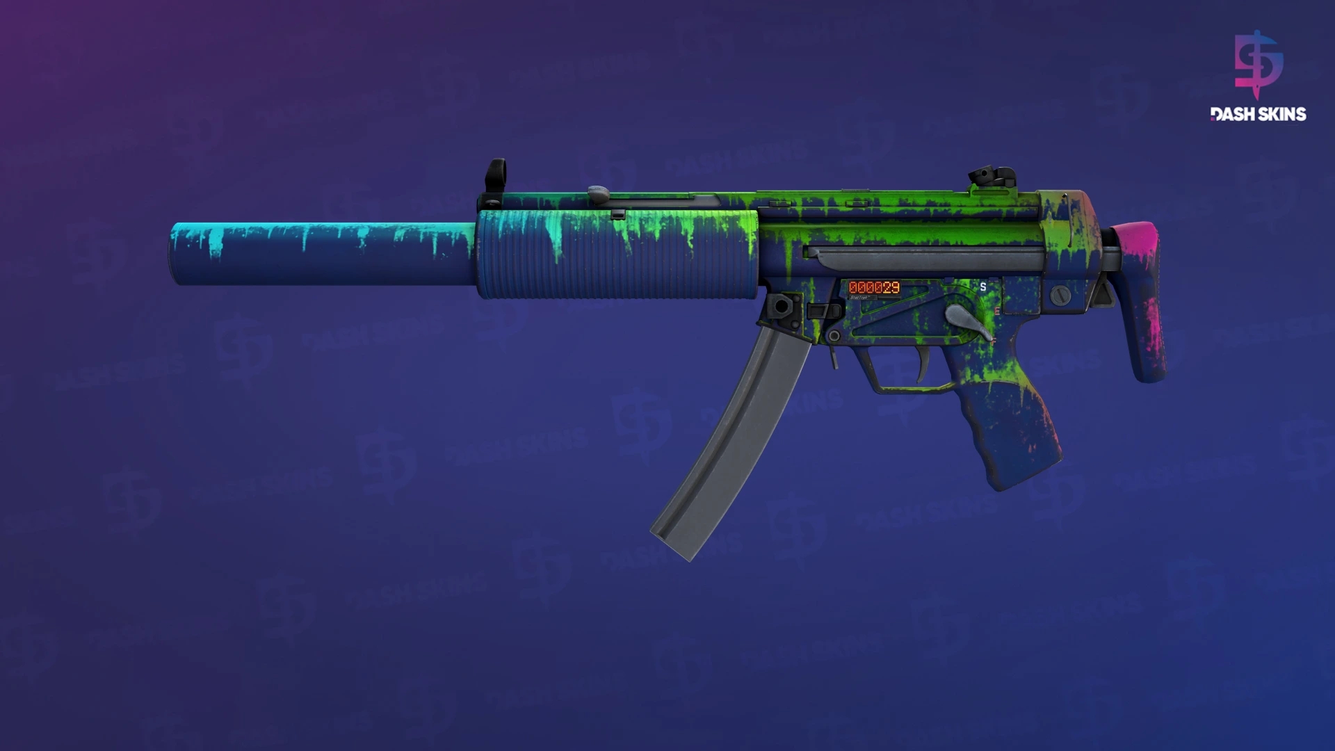StatTrak™ MP5-SD | Phosphor (Field-Tested) Screenshot Playside
