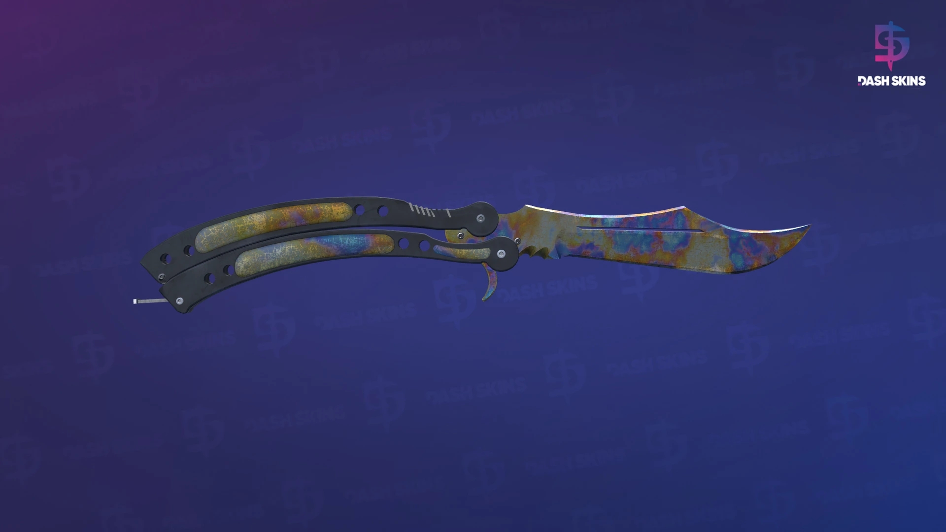 ★ Butterfly Knife | Case Hardened (Battle-Scarred) Screenshot Playside