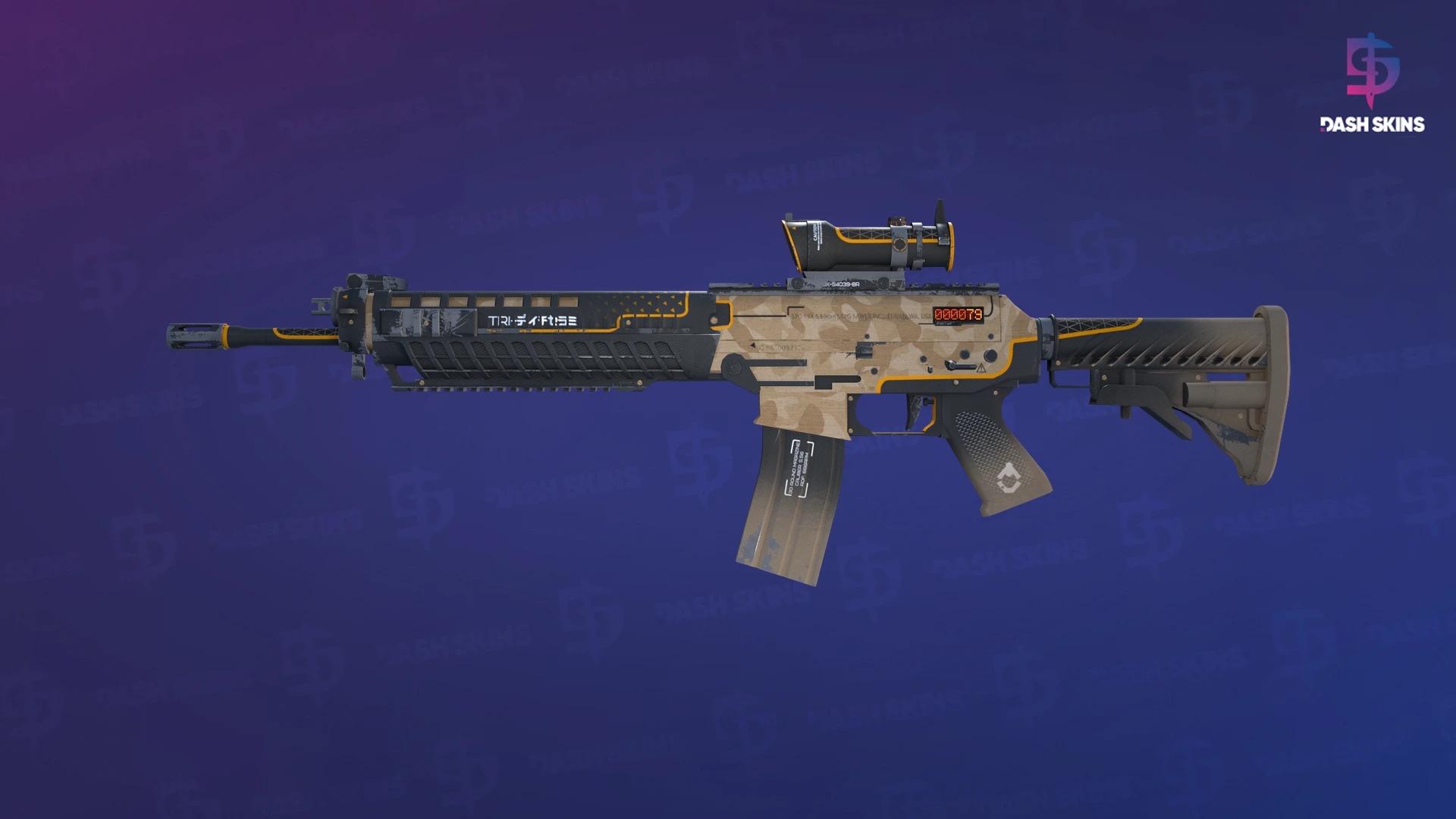 StatTrak™ SG 553 | Triarch (Minimal Wear) Screenshot Playside