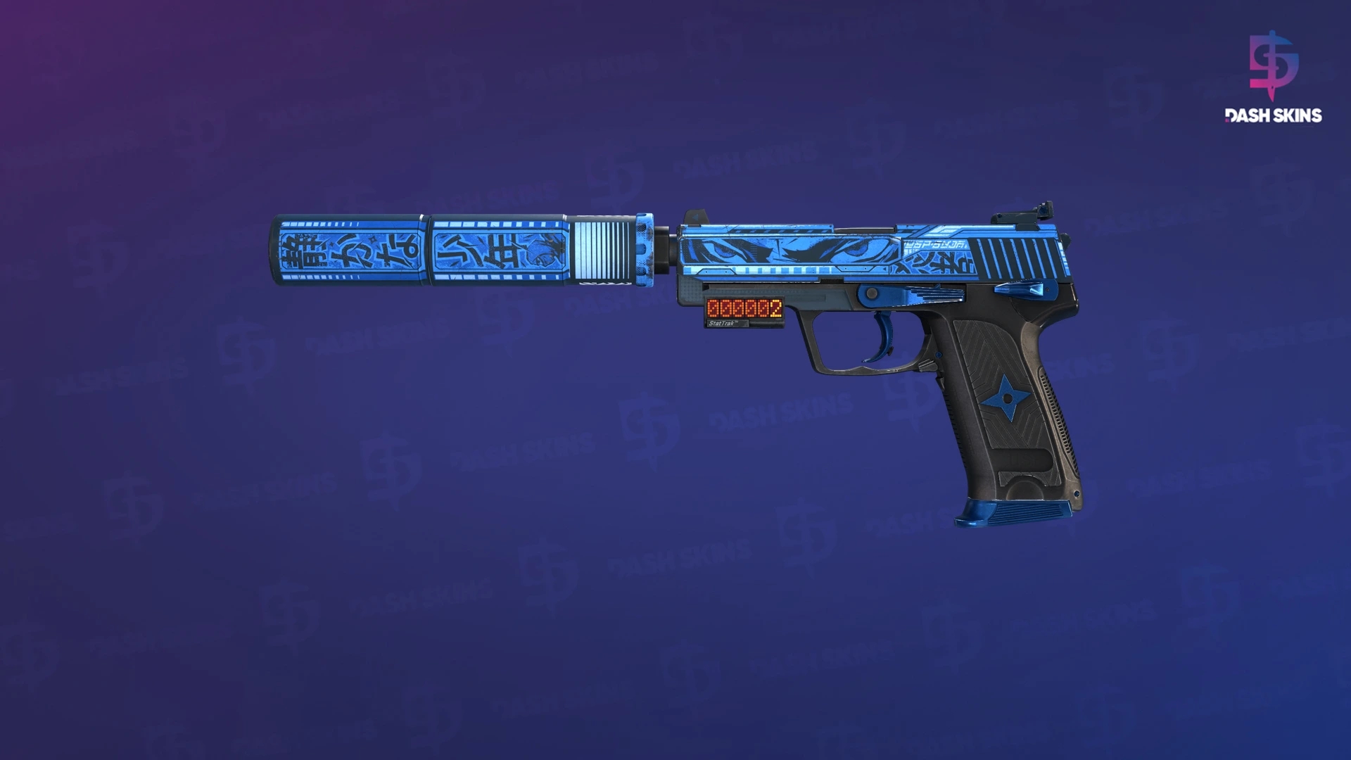 StatTrak™ USP-S | Silent Shot (Well-Worn) Screenshot Playside
