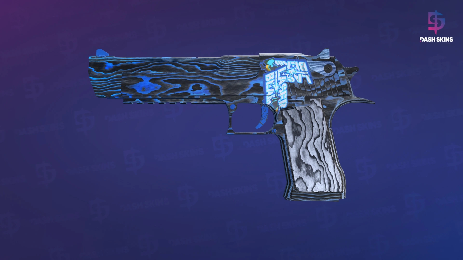 Desert Eagle | Blue Ply (Minimal Wear) Screenshot Playside